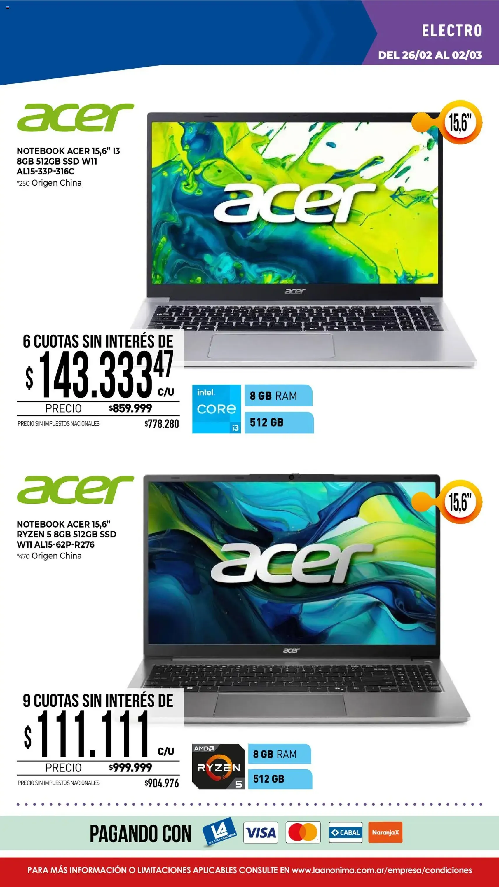 La Anonima catálogo - folleto válido desde 26/02/2026 página 40 de 46