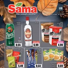 Sama leták - náhľad letáku platný od 02.10.2026