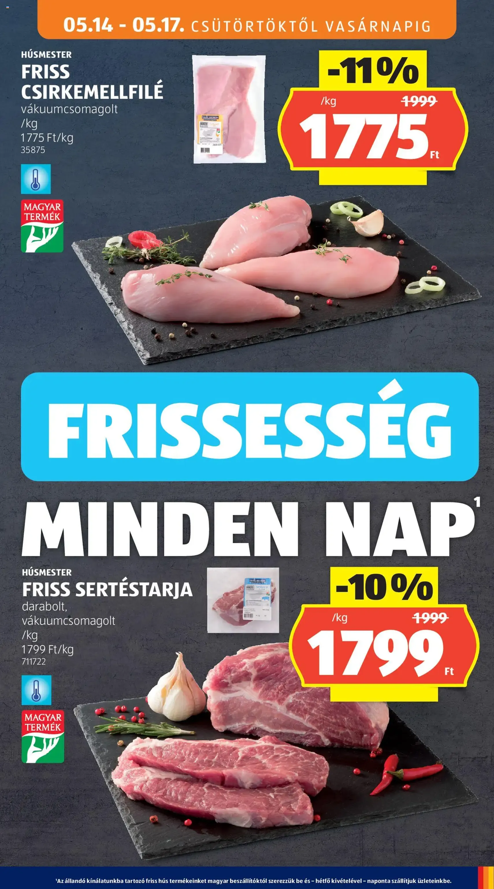 Aldi akciós újság - 2026.05.14. érvényes szórólap 11 oldal 36 oldalból