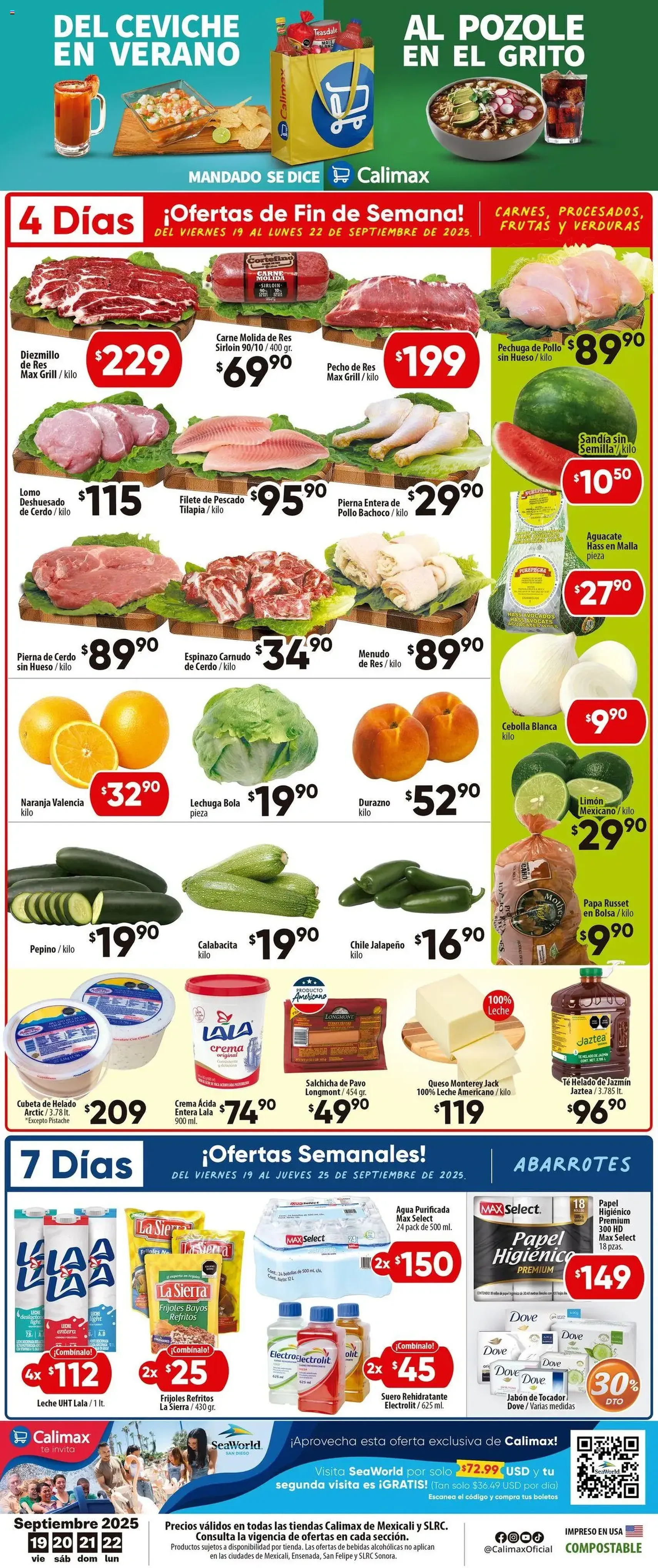 Calimax - Folleto Mexicali - folleto válido desde 19/09/2025 página 1 de 6