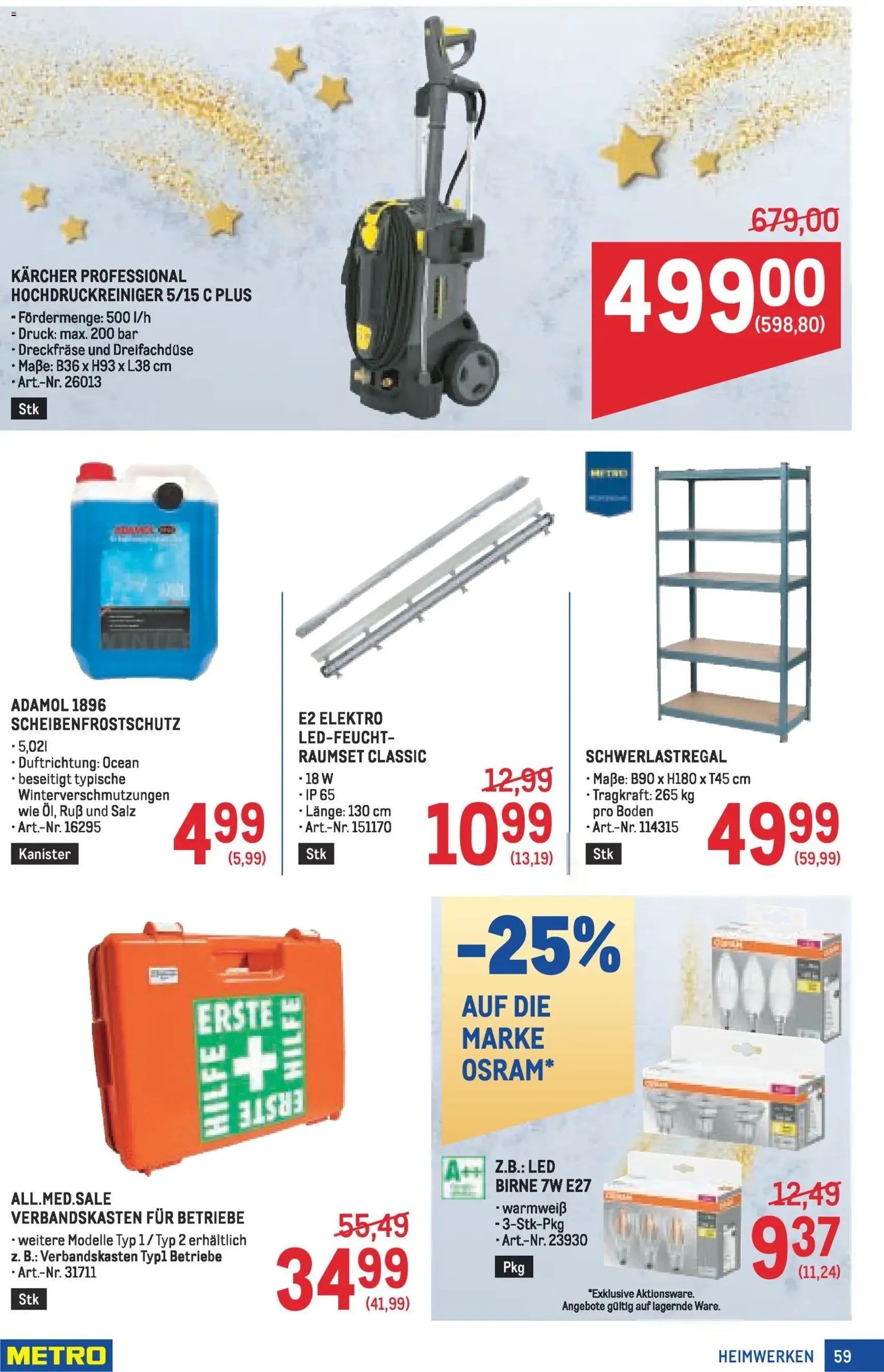 Metro angebote Profi - Gültiger Prospekt ab 13.11.2025, Seite 59 von insgesamt 64