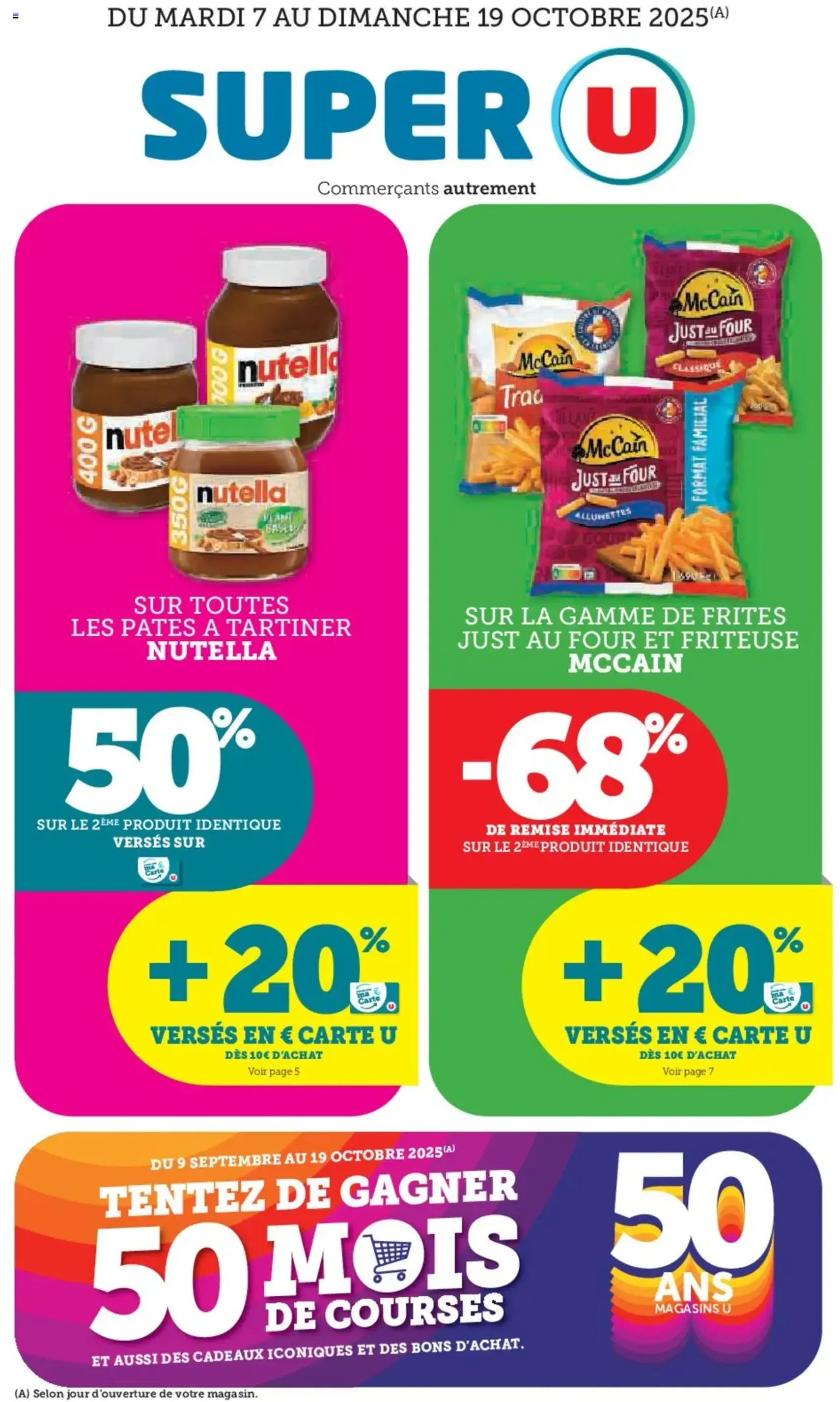 Super U catalogue - brochure valable à partir du 07/10/2025, page 1 sur 40