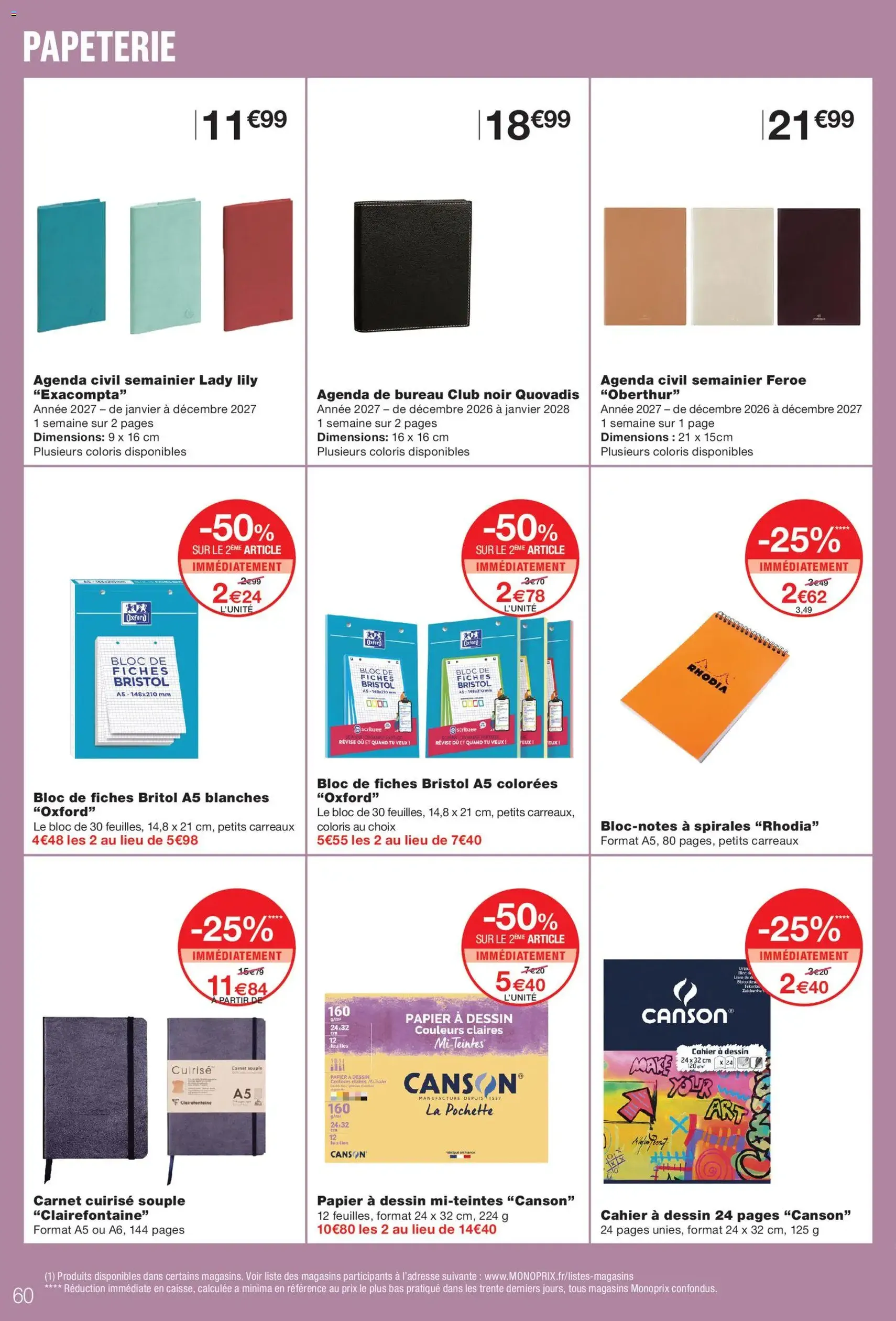 Monoprix catalogue - brochure valable à partir du 22/09/2026, page 60 sur 64