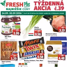 Fresh leták - náhľad letáku platný od 24.09.2026