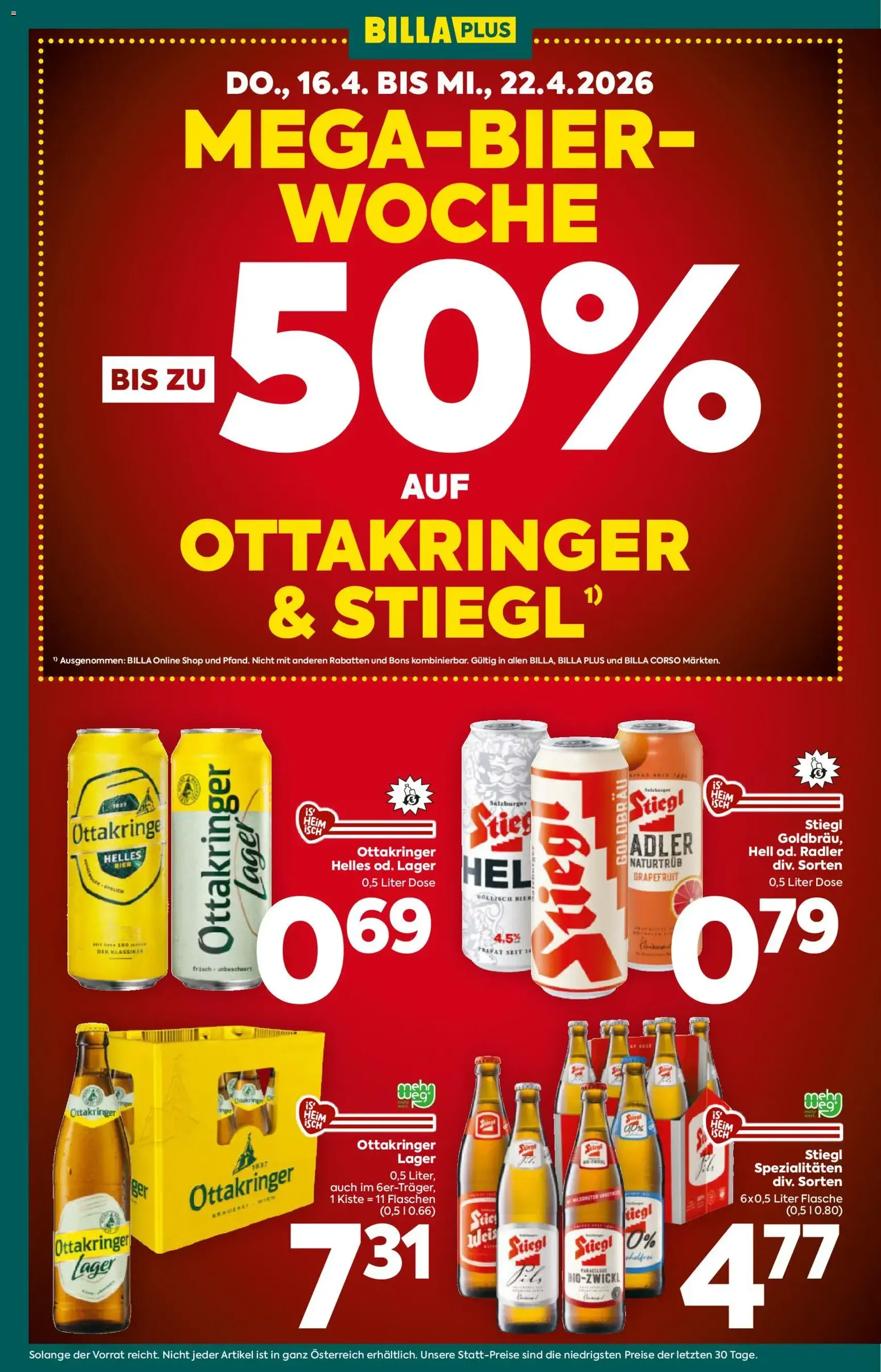 Billa Plus Flugblatt - Gültiger Prospekt ab 16.04.2026, Seite 2 von insgesamt 16