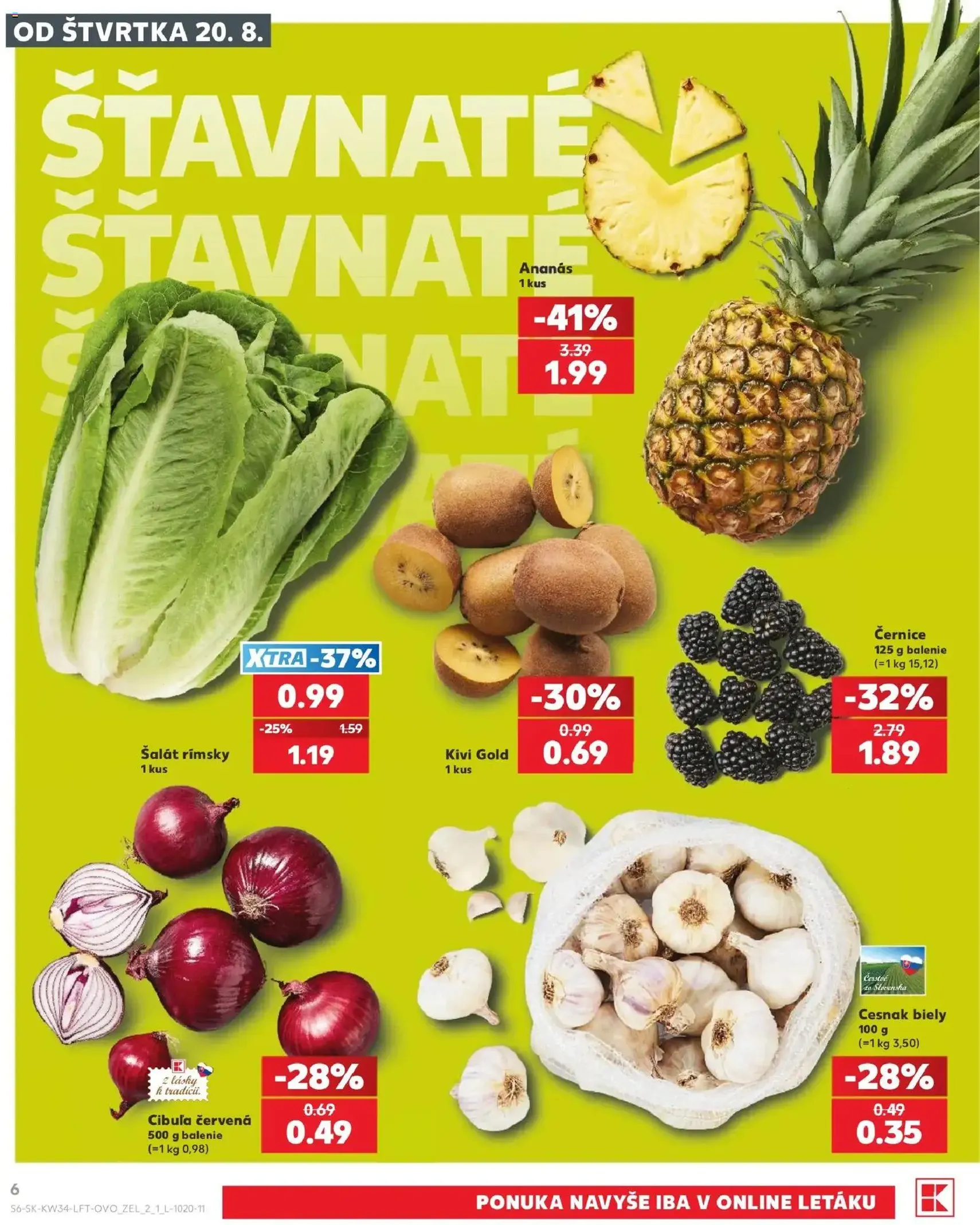 Kaufland leták - platný leták od 20.08.2026 strana 6 z 76