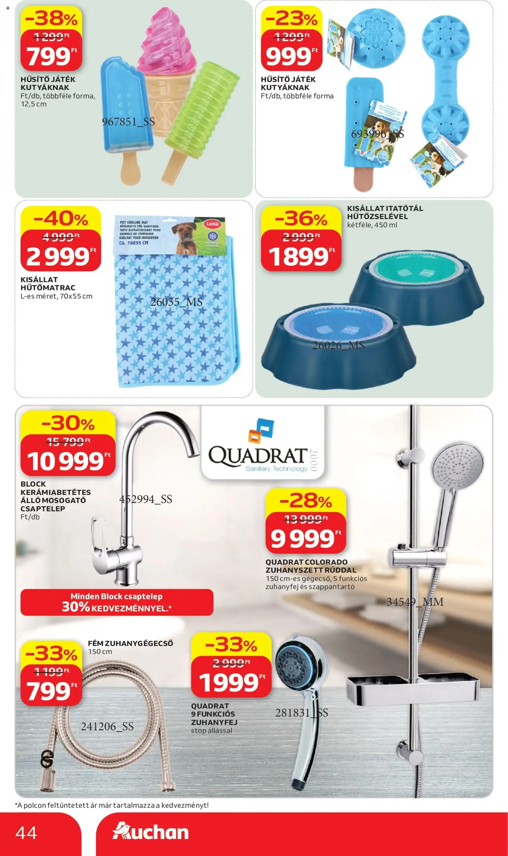 Auchan akciós újság - 2026.06.11. érvényes szórólap 44 oldal 46 oldalból