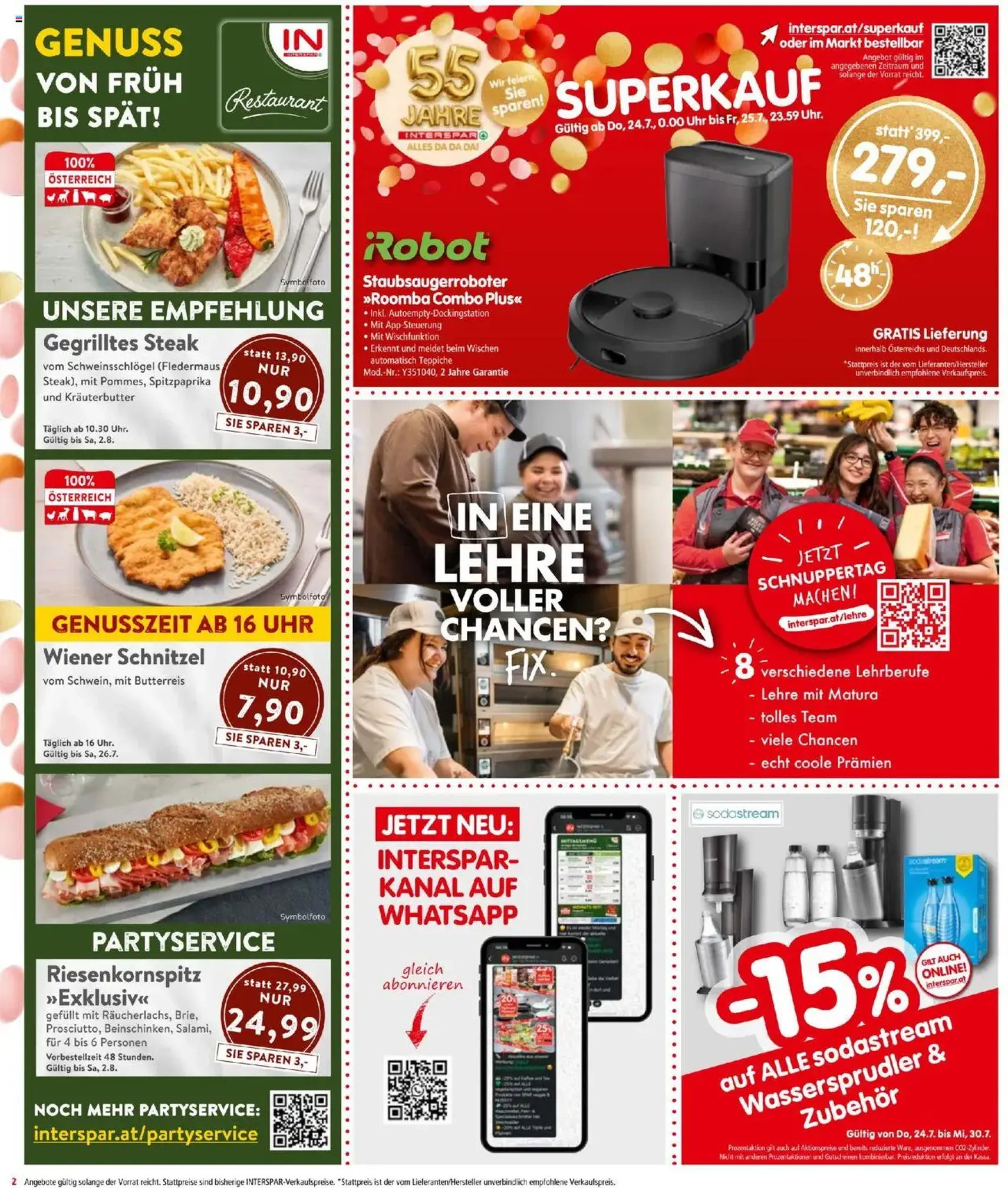 Interspar Flugblatt - Gültiger Prospekt ab 24.07.2025, Seite 2 von insgesamt 16