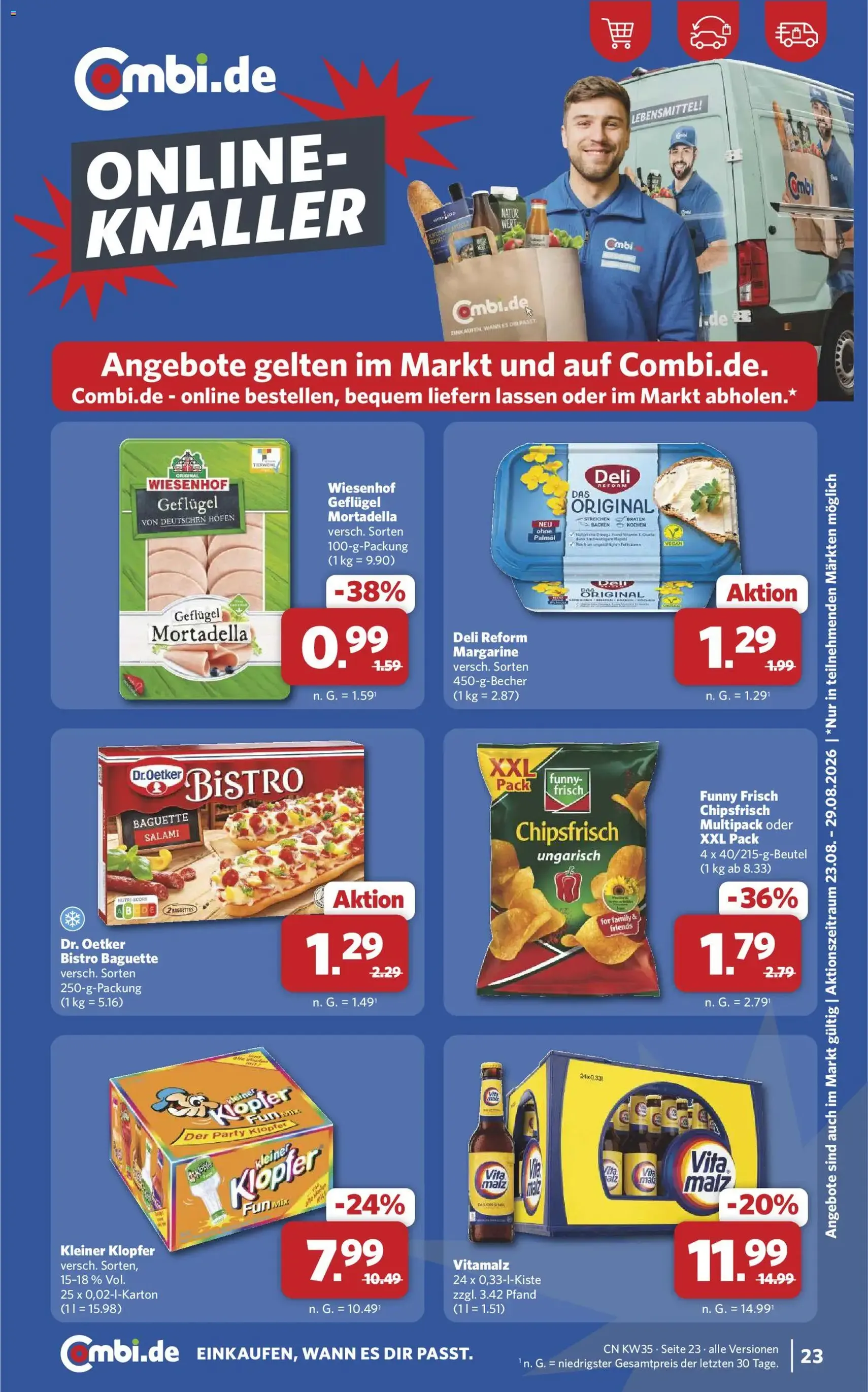 Combi Prospekt - Gültiger Prospekt ab 24.08.2026, Seite 29 von insgesamt 35