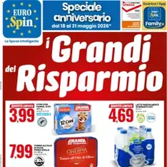 Eurospin volantino - anteprima volantino valido dal 18/05/2026