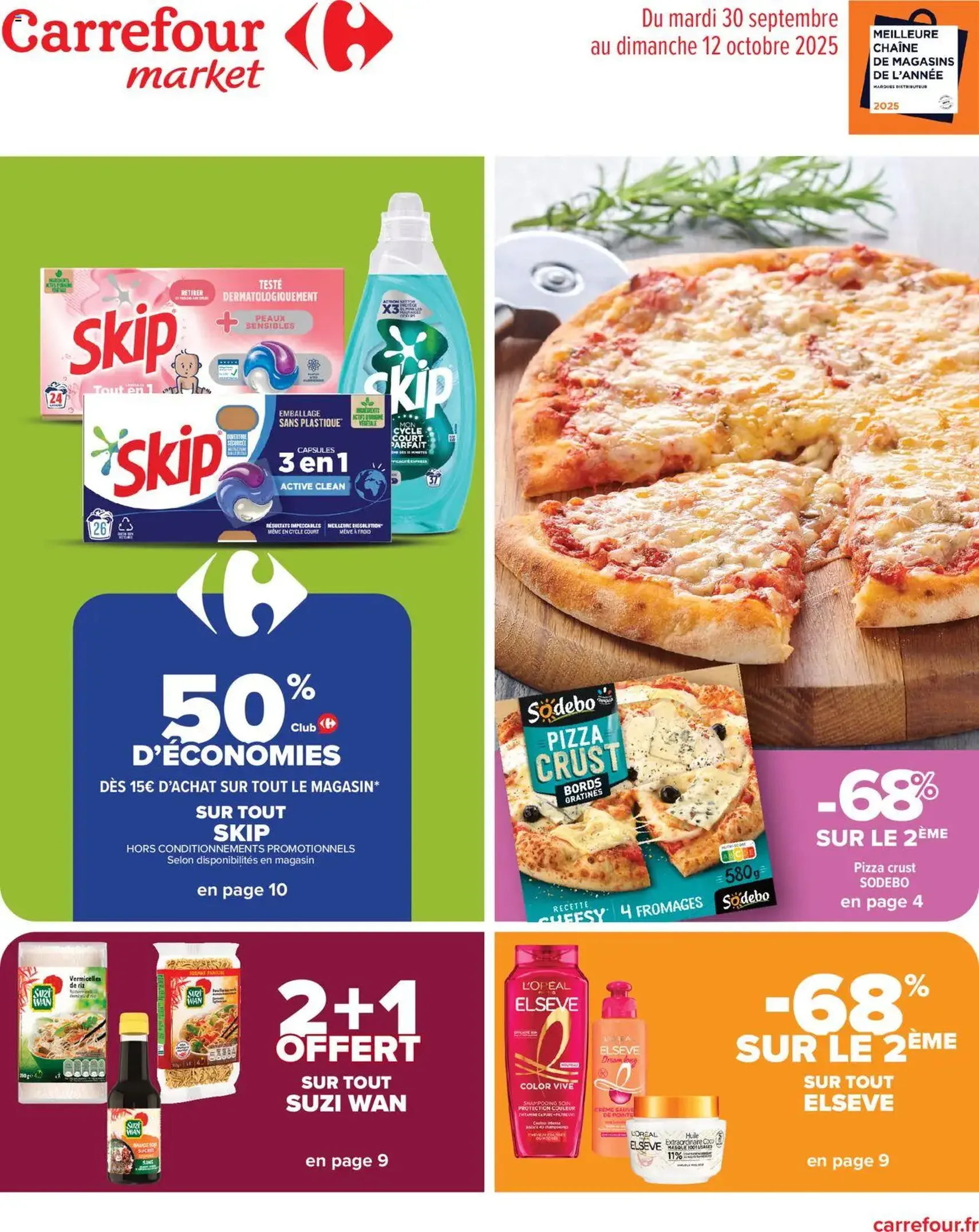 Carrefour Market catalogue semaine 40 - brochure valable à partir du 30/09/2025, page 1 sur 16