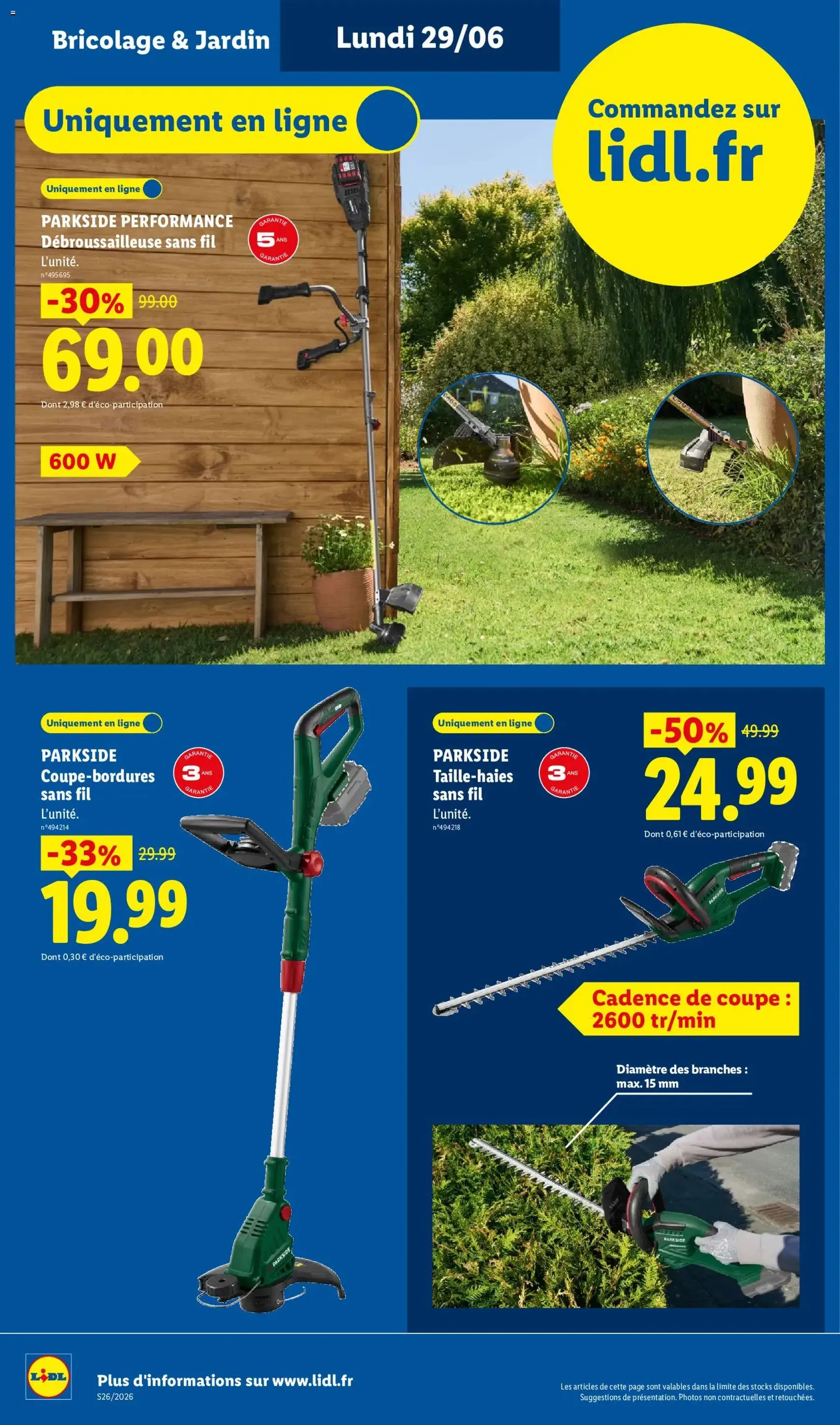 LIDL catalogue - brochure valable à partir du 25/06/2026, page 66 sur 72