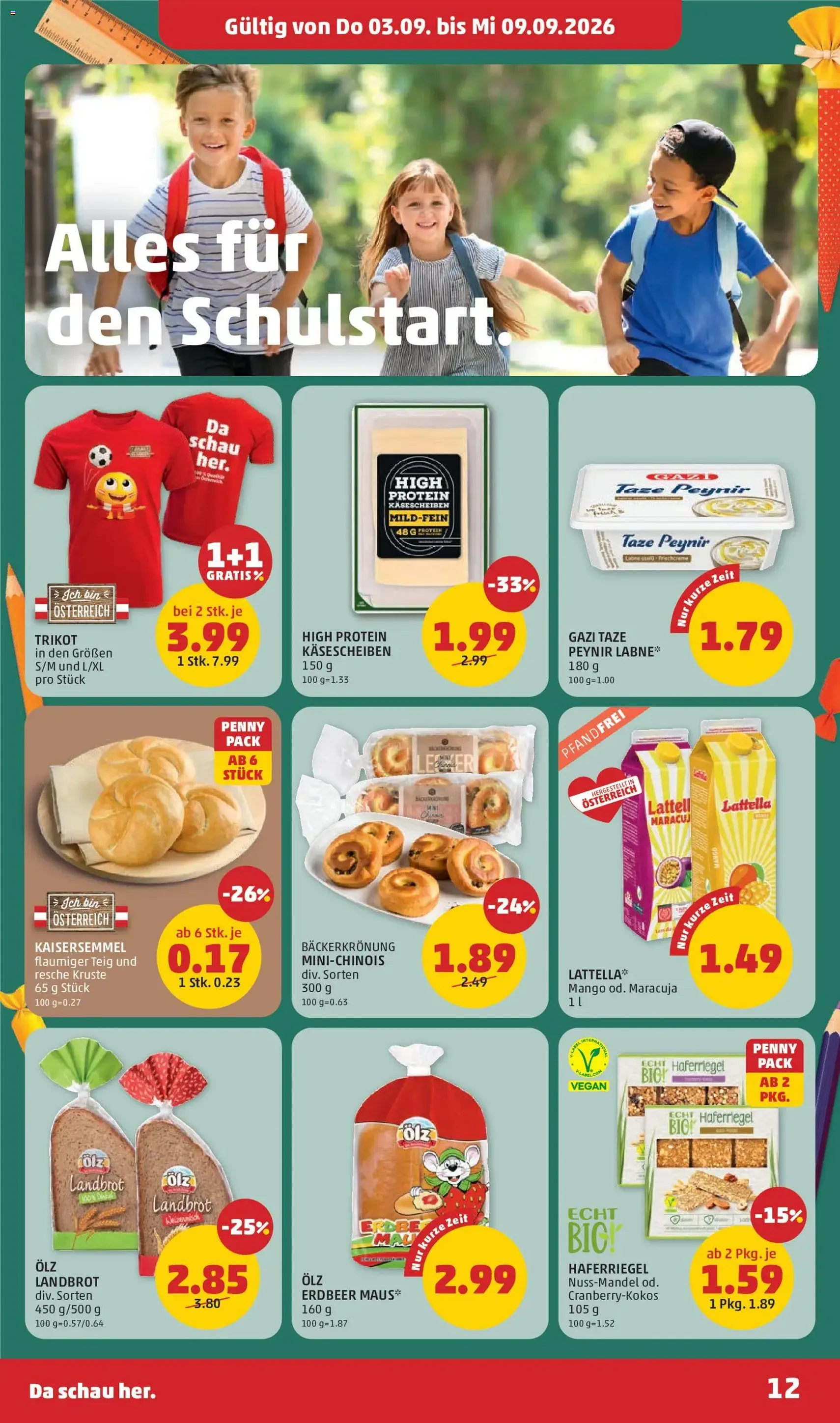 Penny Markt Flugblatt - Gültiger Prospekt ab 03.09.2026, Seite 12 von insgesamt 32