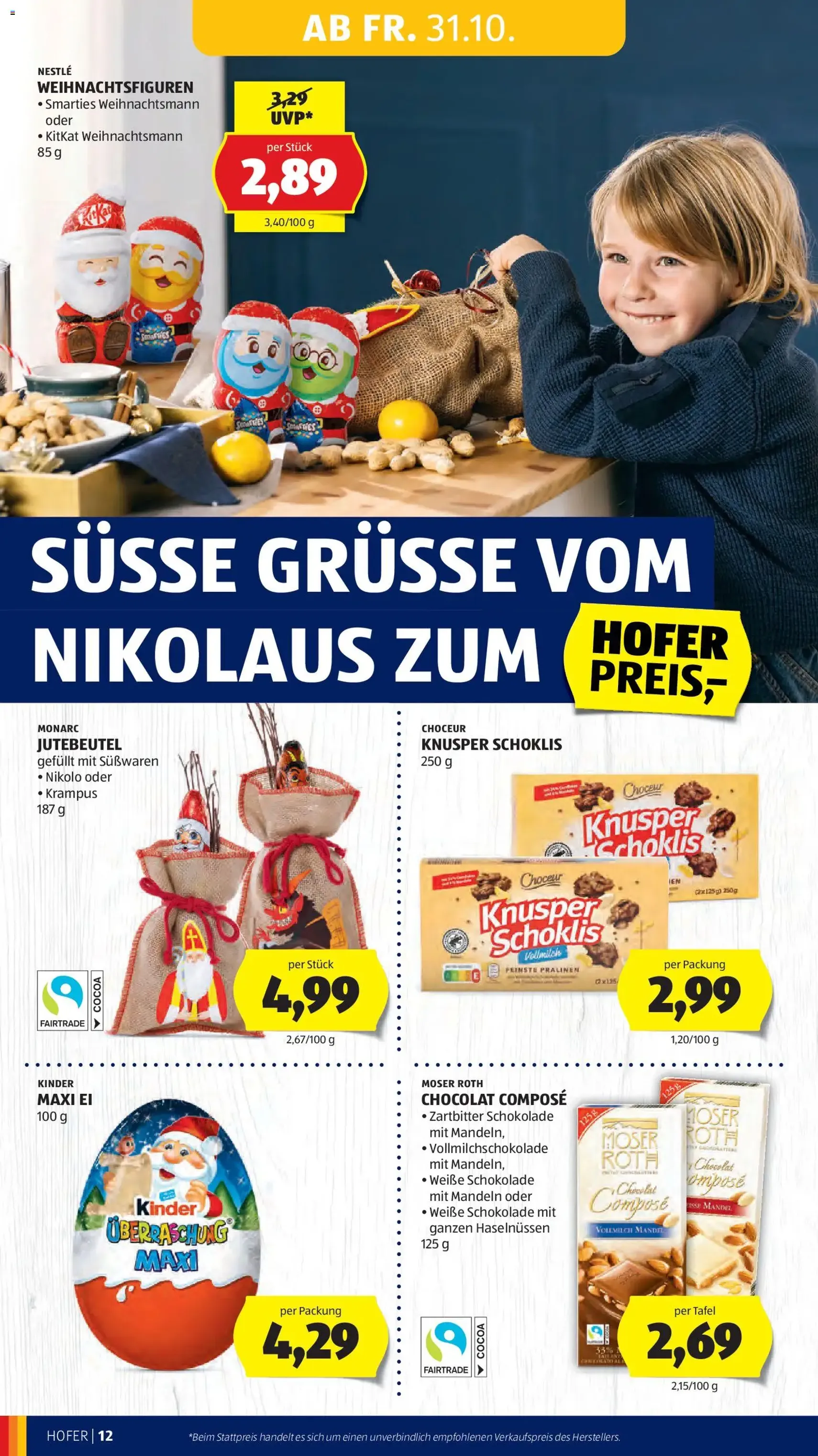 Hofer Flugblatt - Gültiger Prospekt ab 30.10.2025, Seite 14 von insgesamt 45