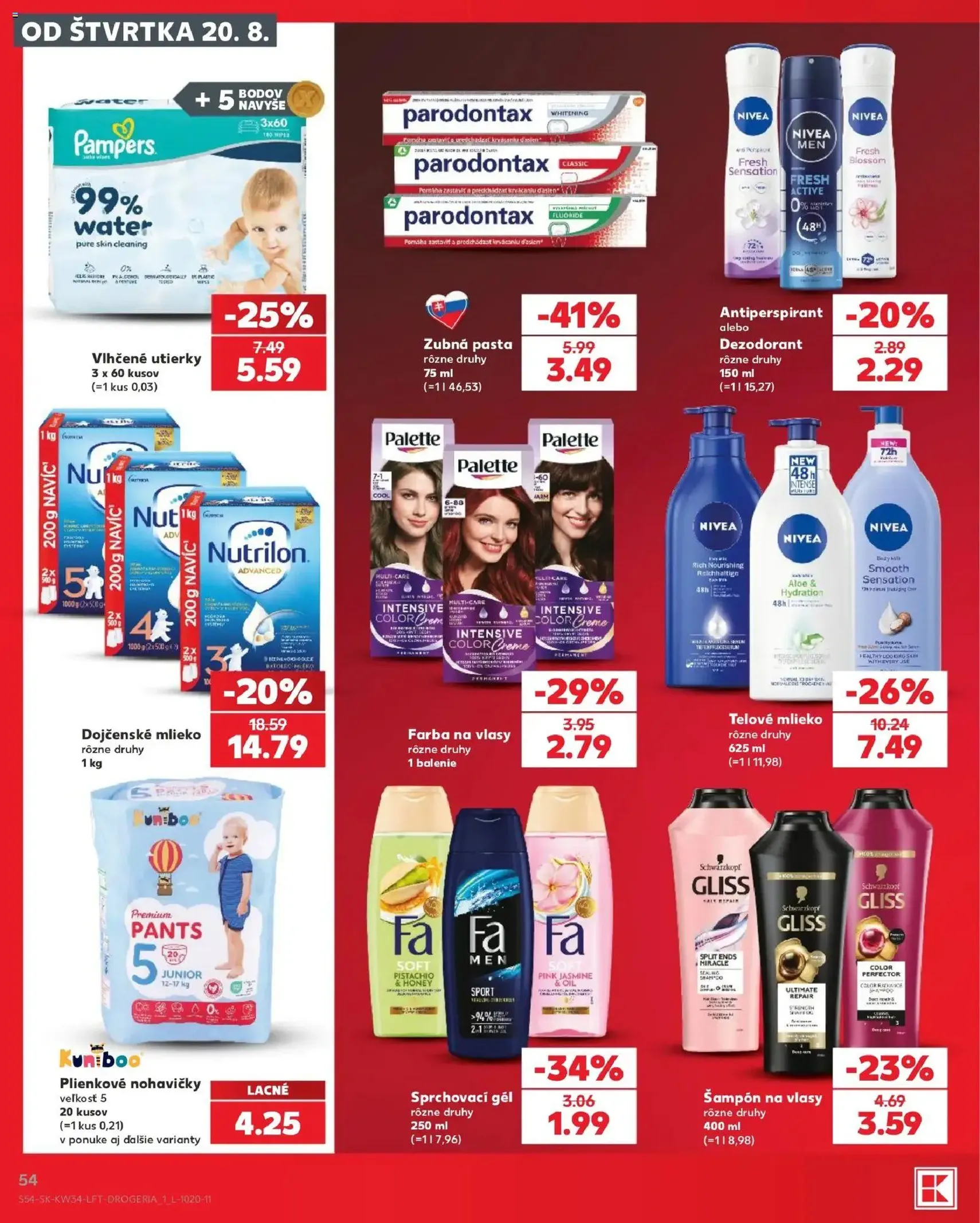 Kaufland leták - platný leták od 20.08.2026 strana 54 z 76