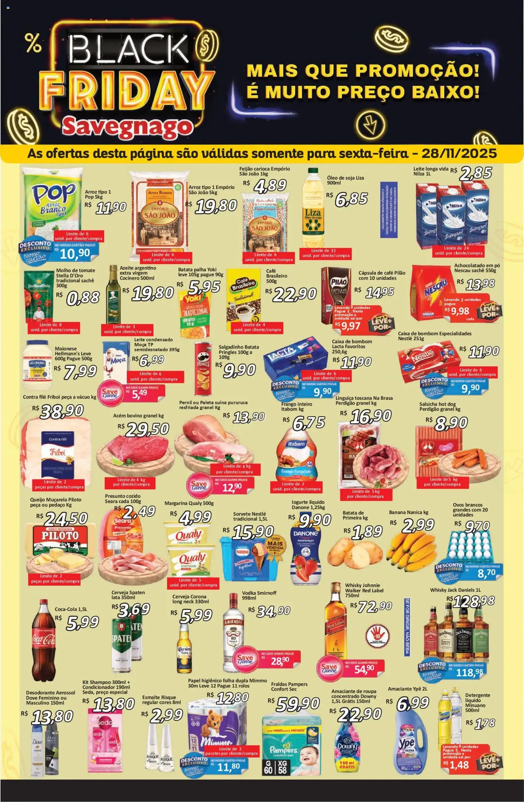 Savegnago Black Friday - folheto válido a partir de 28/11/2025 página 1 de 4