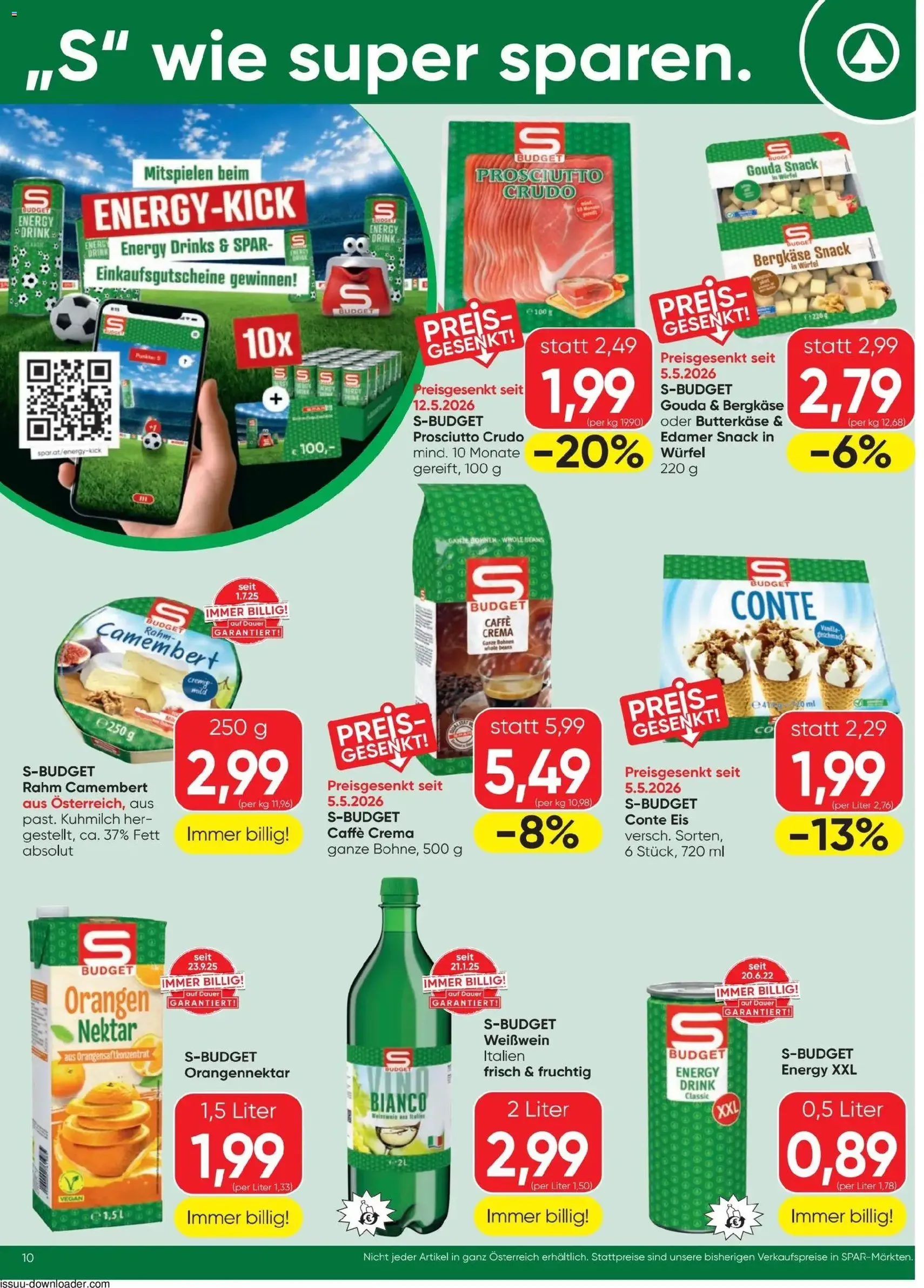 Spar - Flugblatt - Gültiger Prospekt ab 28.05.2026, Seite 10 von insgesamt 12