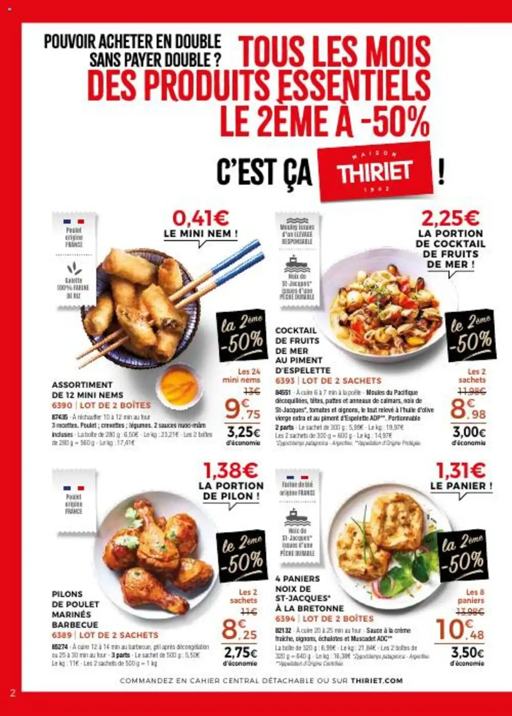 Thiriet catalogue livraison à domicile - brochure valable à partir du 11/07/2025, page 2 sur 80 Thiriet catalogue livraison à domicile - brochure valable à partir du 11/07/2025, page 2 sur 80