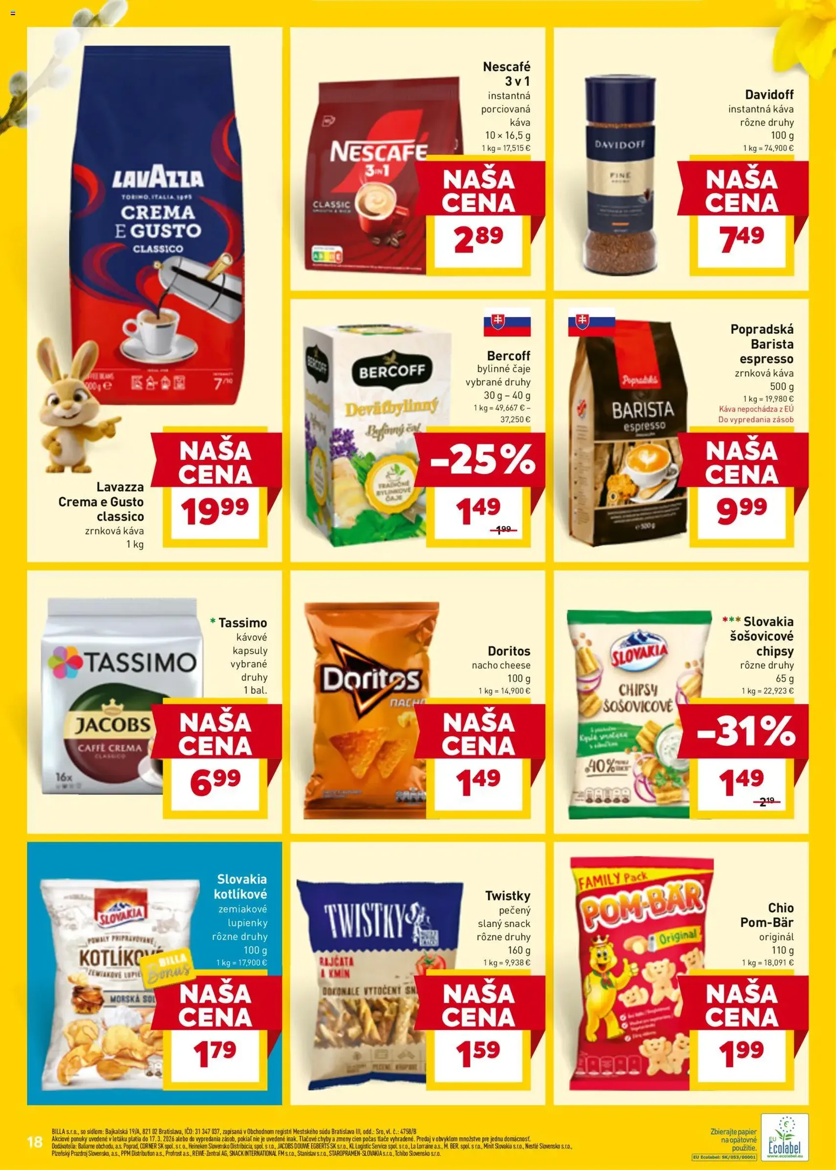 Billa leták - platný leták od 11.03.2026 strana 20 z 28