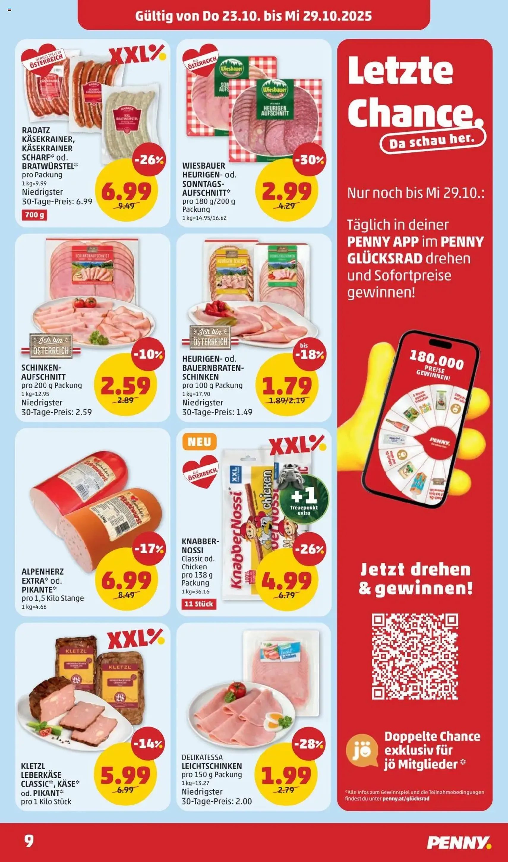 Penny Markt Flugblatt - Gültiger Prospekt ab 23.10.2025, Seite 9 von insgesamt 32 Penny Markt Flugblatt - Gültiger Prospekt ab 23.10.2025, Seite 9 von insgesamt 32