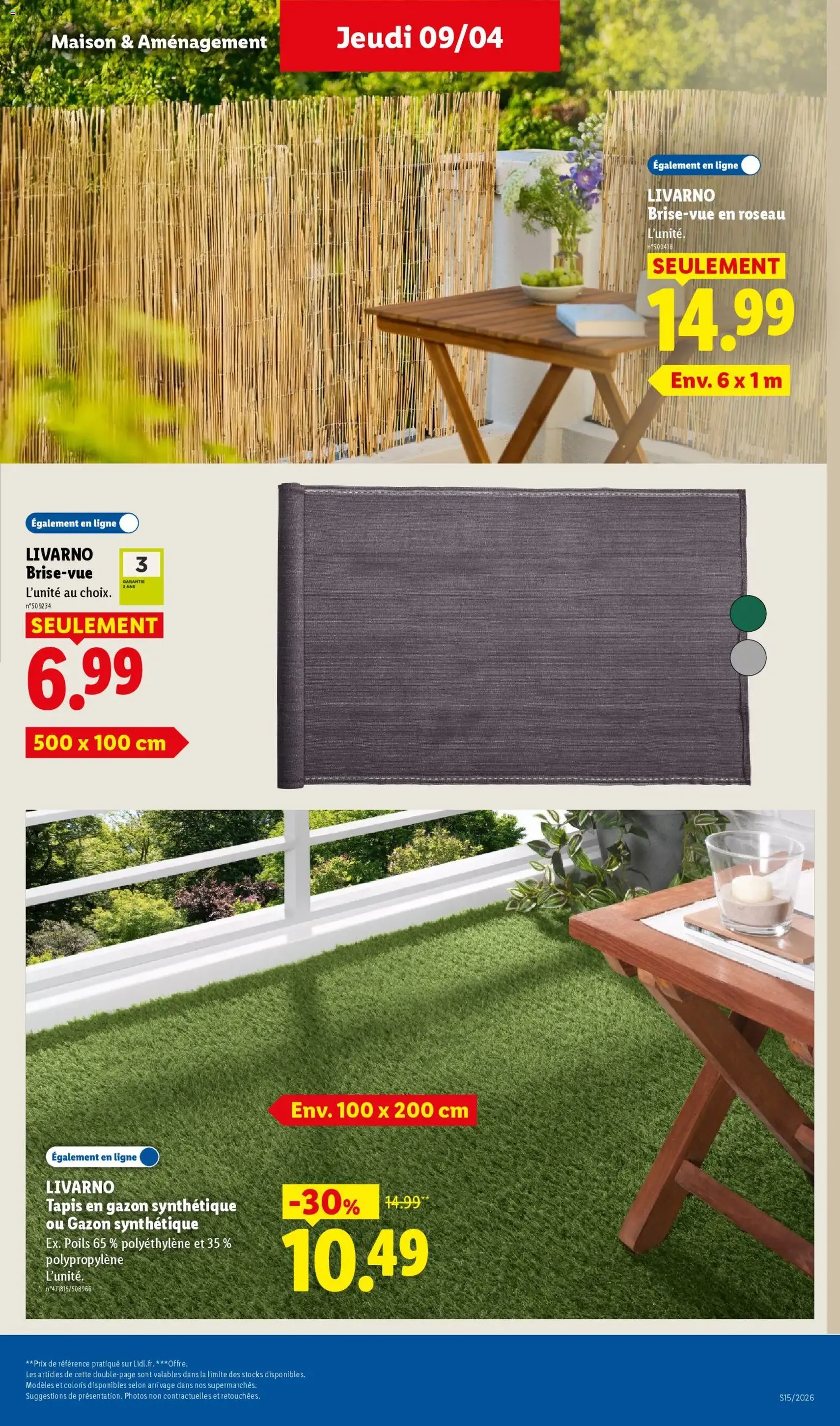 LIDL catalogue semaine 15 - brochure valable à partir du 09/04/2026, page 39 sur 75
