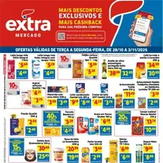 Extra - Ofertas de Mercado - pré-visualização do folheto, válido a partir de 28/10/2025 Extra - Ofertas de Mercado - pré-visualização do folheto, válido a partir de 28/10/2025