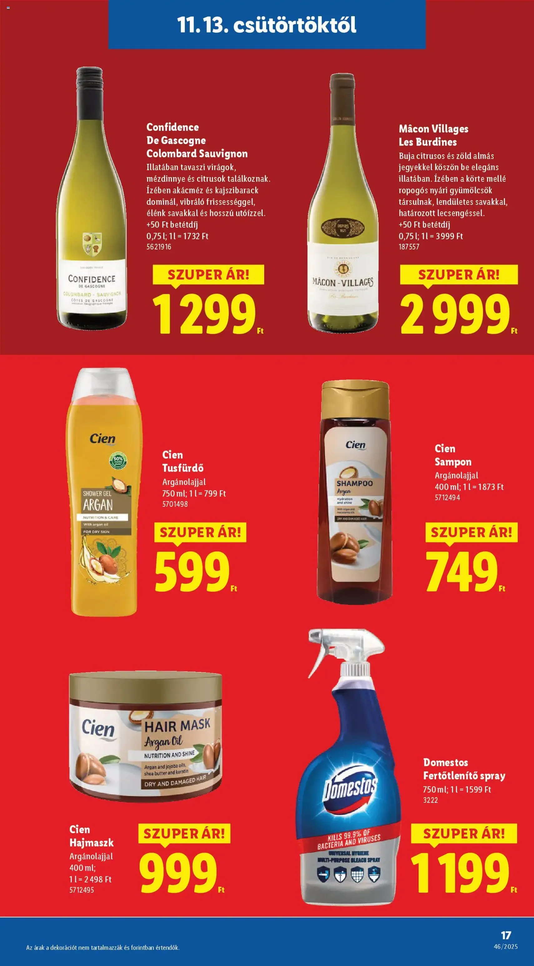 Lidl Akciós újság - 2025.11.13. érvényes szórólap 17 oldal 52 oldalból