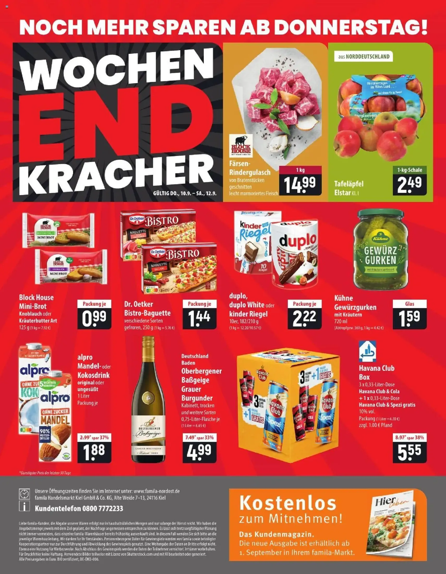 Famila Prospekt - Gültiger Prospekt ab 07.09.2026, Seite 24 von insgesamt 24