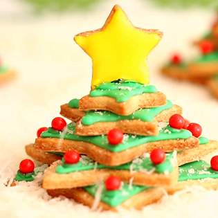 Recipe preview Easy homemade Irish shortbread Christmas tree cookies recipe
