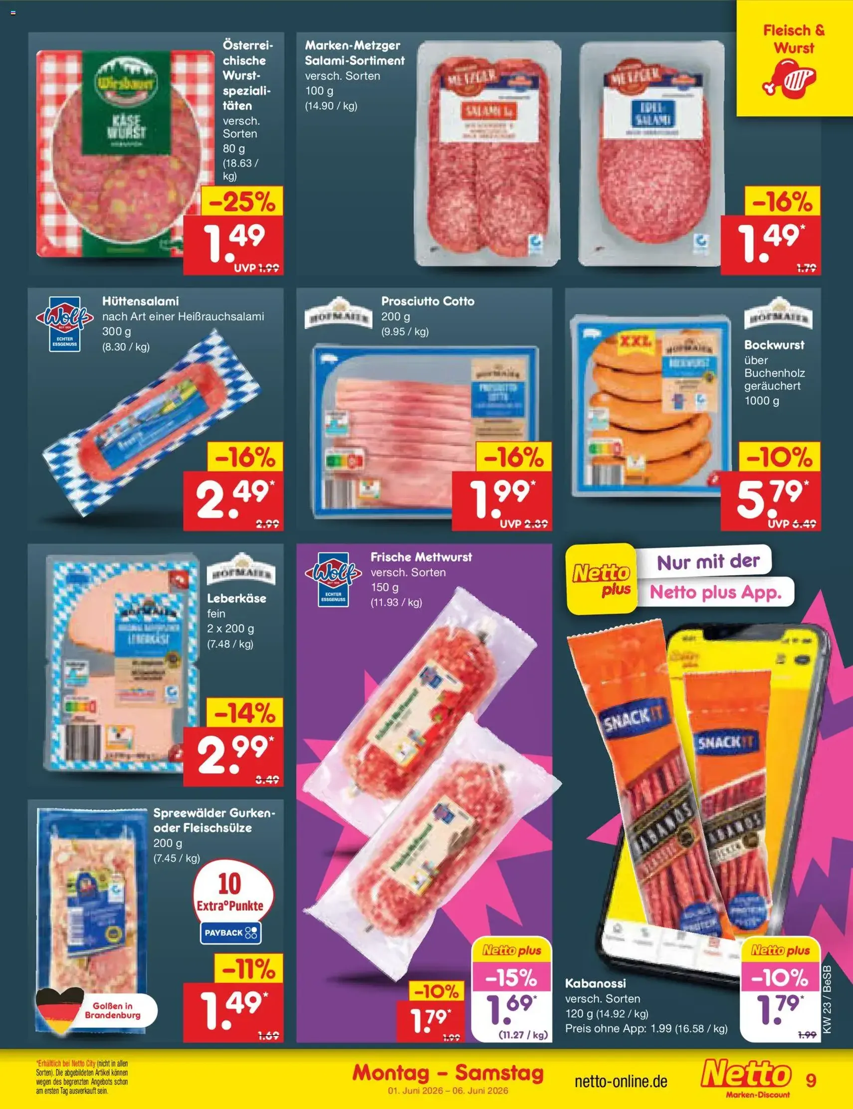 Netto Marken-Discount Prospekt - Gültiger Prospekt ab 01.06.2026, Seite 9 von insgesamt 66