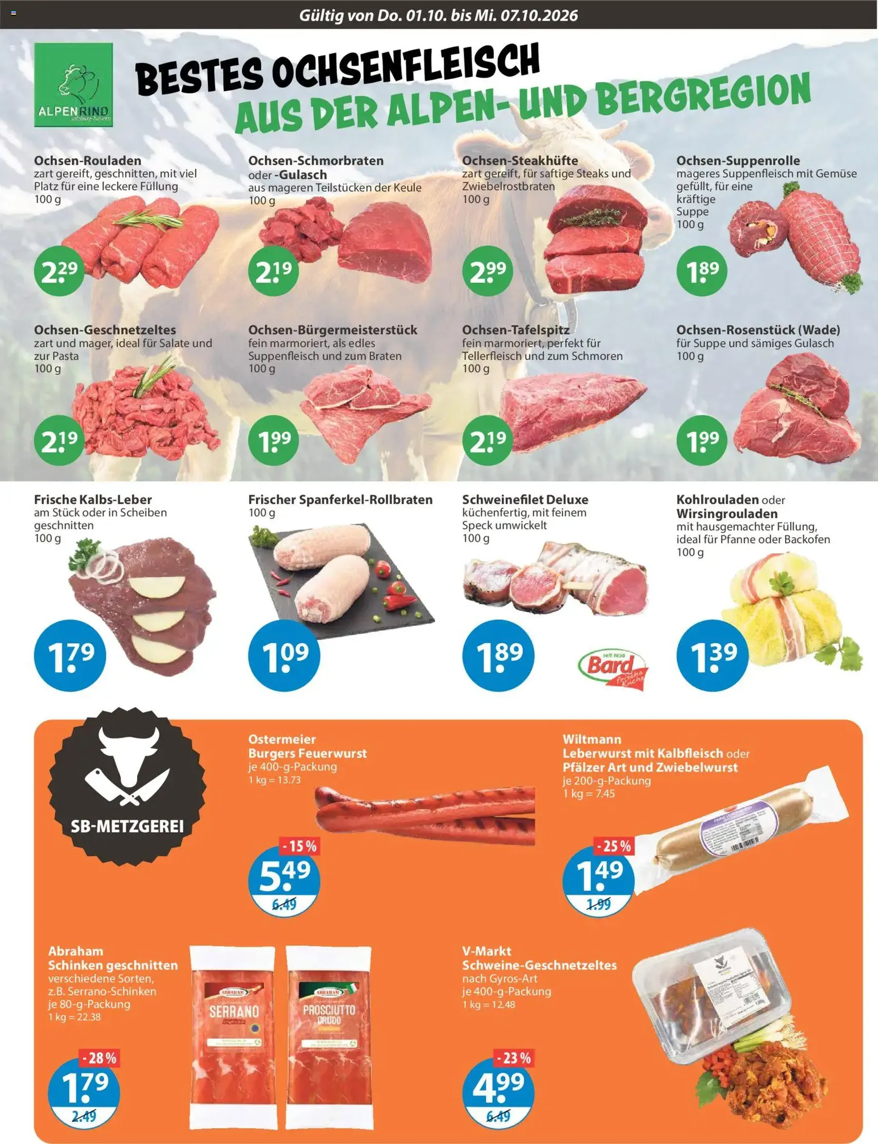 V-Markt Angebote - Gültiger Prospekt ab 01.10.2026, Seite 3 von insgesamt 30