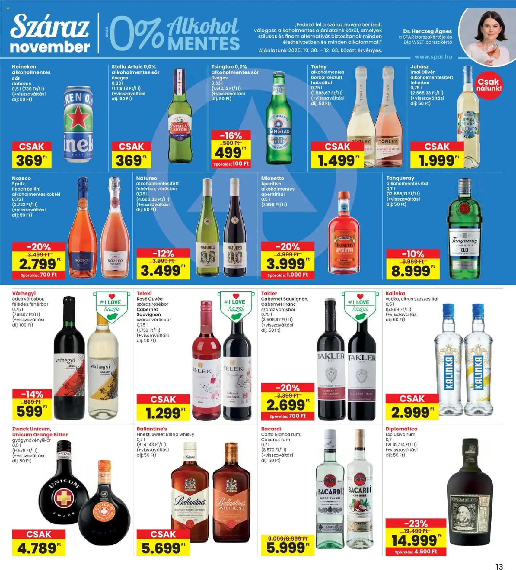 Interspar Akciós újság - 2025.10.30. érvényes szórólap 13 oldal 19 oldalból Interspar Akciós újság - 2025.10.30. érvényes szórólap 13 oldal 19 oldalból