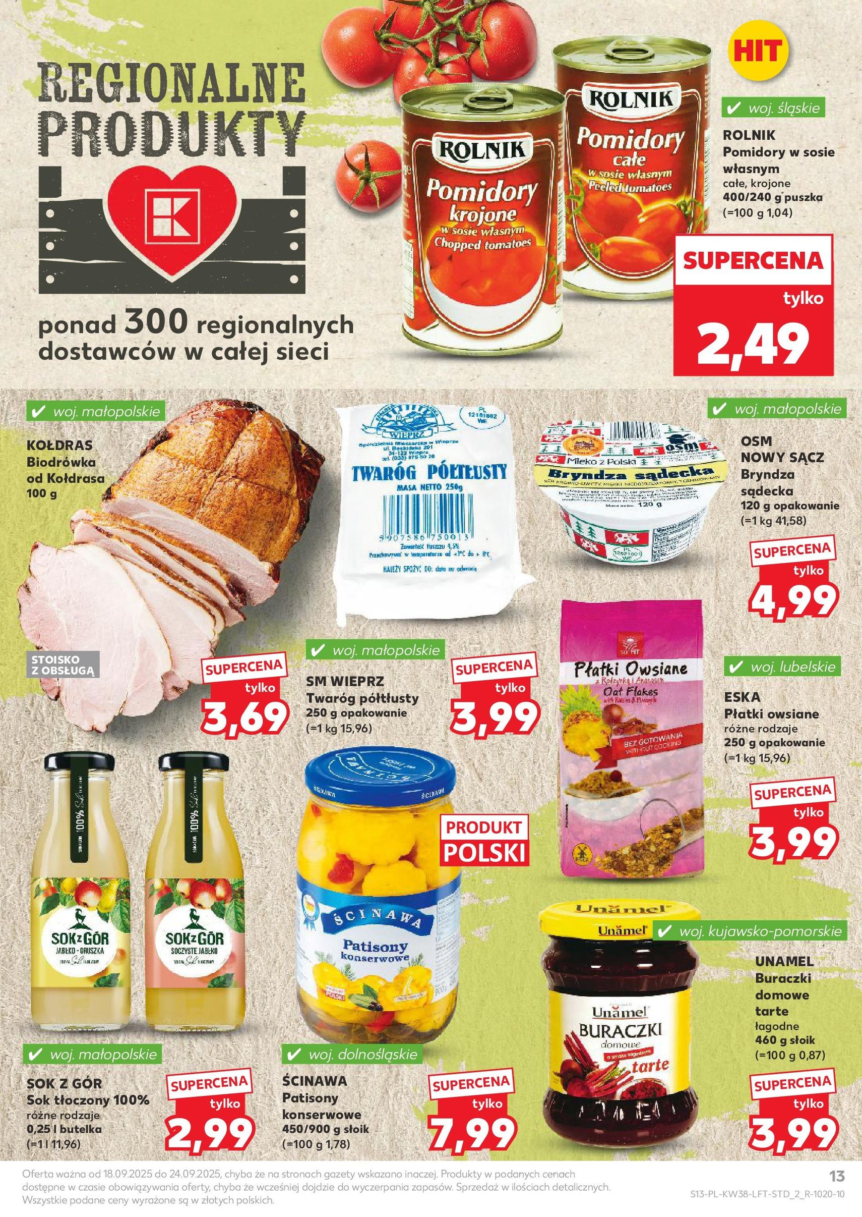Kaufland gazetka - ważny gazetka od 18.09.2025 strona 13 z 51
