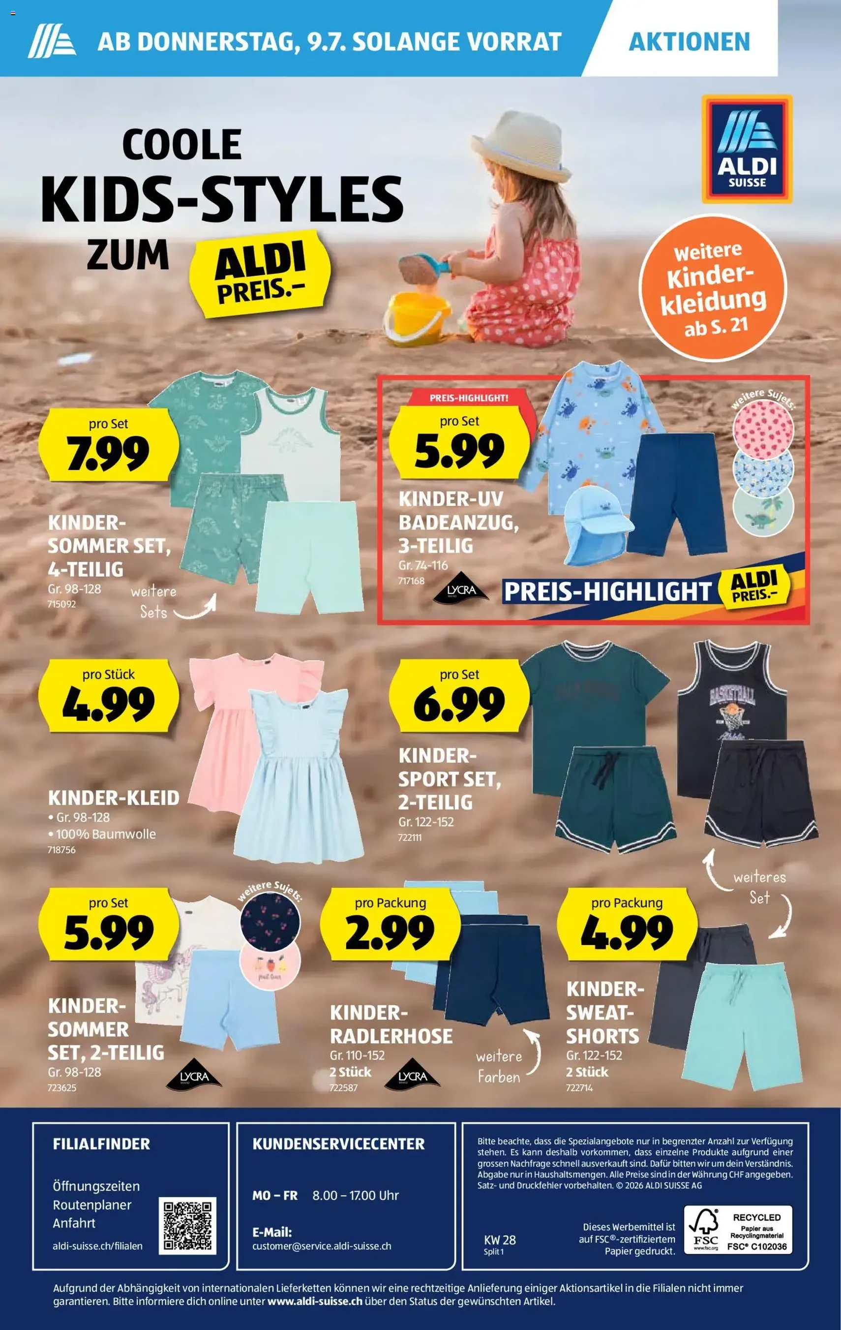 Aldi aktionen - Gültiger Prospekt ab 09.07.2026, Seite 40 von insgesamt 44