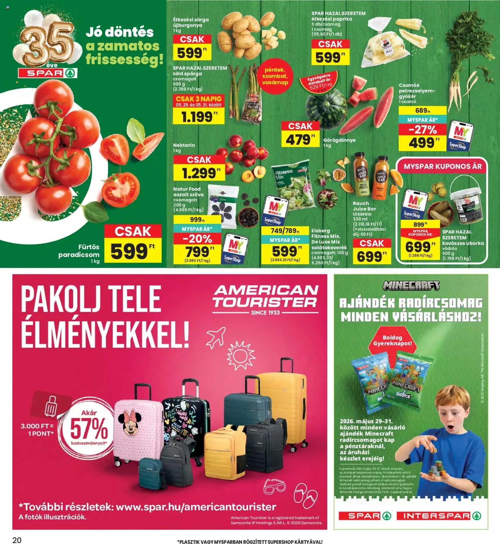 Interspar akciós újság - 2026.05.28. érvényes szórólap 20 oldal 21 oldalból