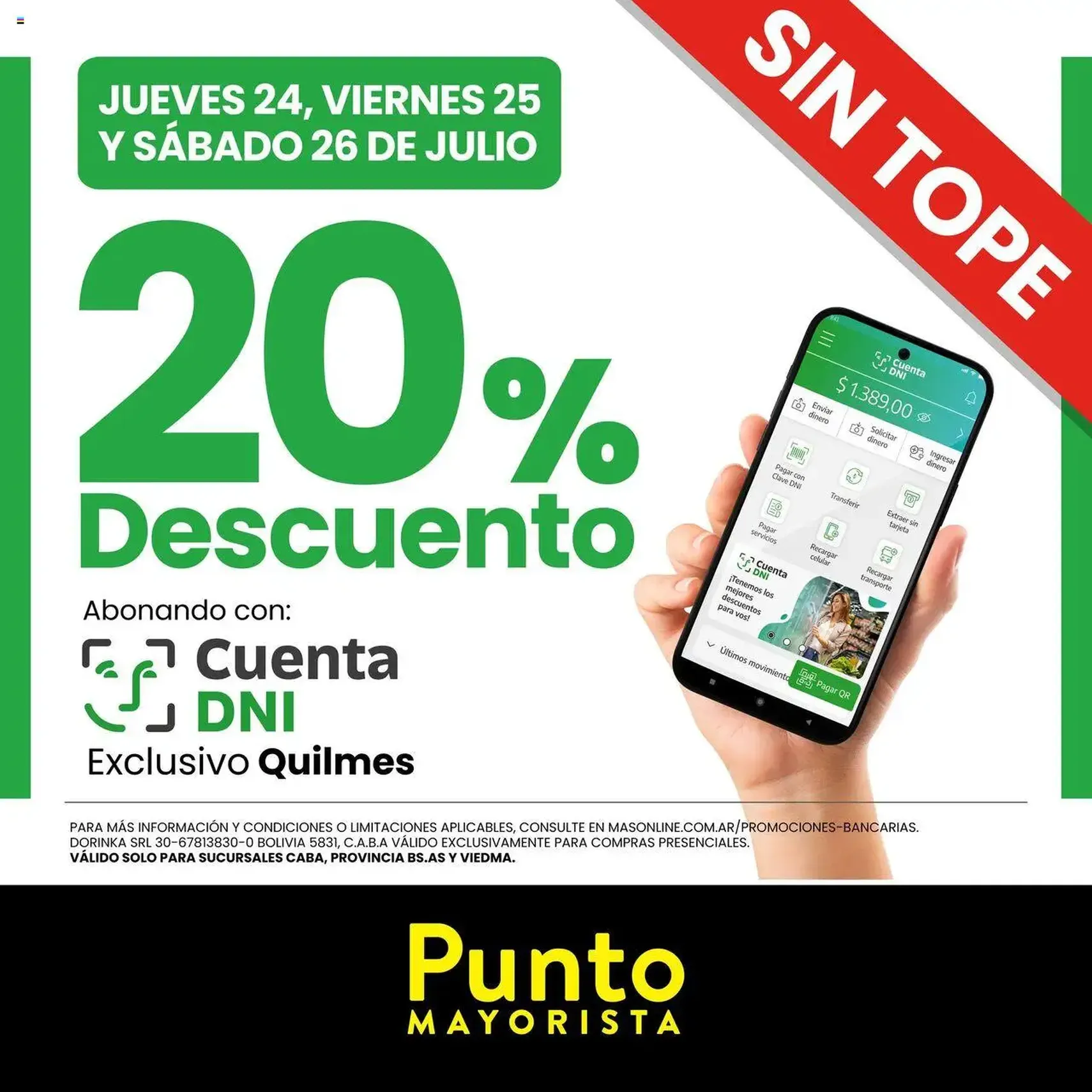 Punto Mayorista catálogo - folleto válido desde 24/07/2025 página 1 de 1