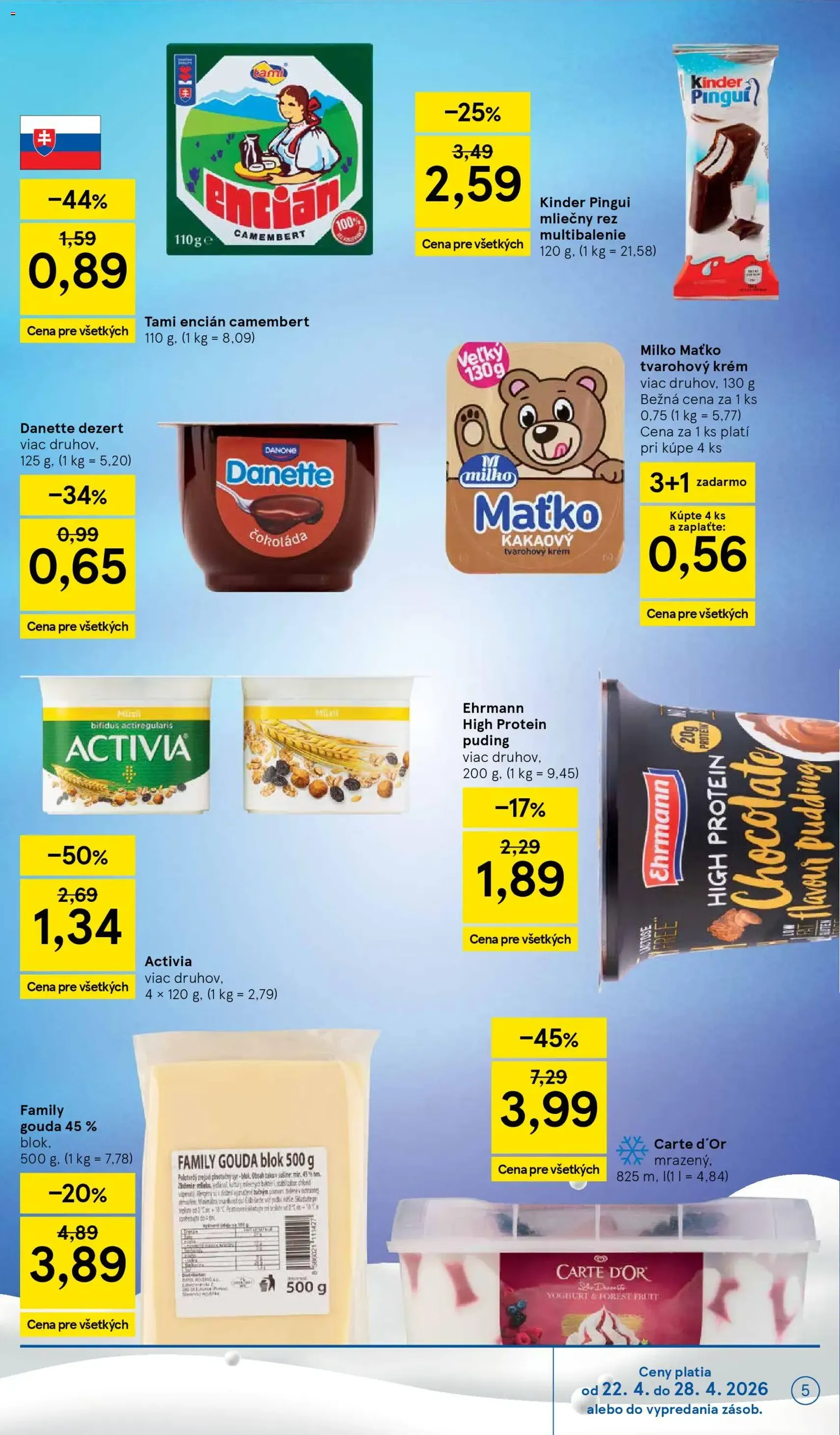 Tesco Hypermarket - leták - platný leták od 22.04.2026 strana 5 z 45
