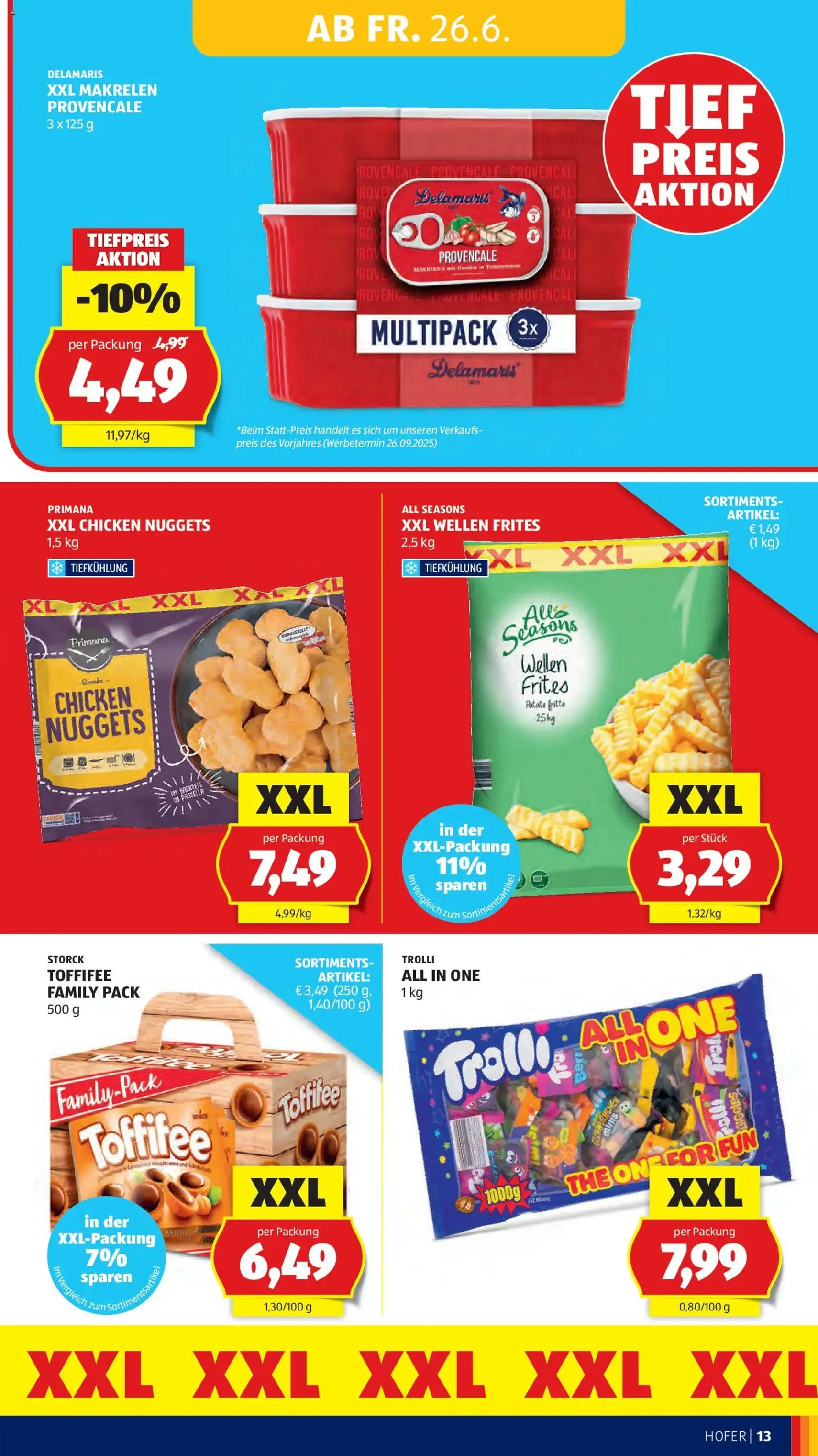 Hofer Flugblatt - Gültiger Prospekt ab 26.06.2026, Seite 17 von insgesamt 41