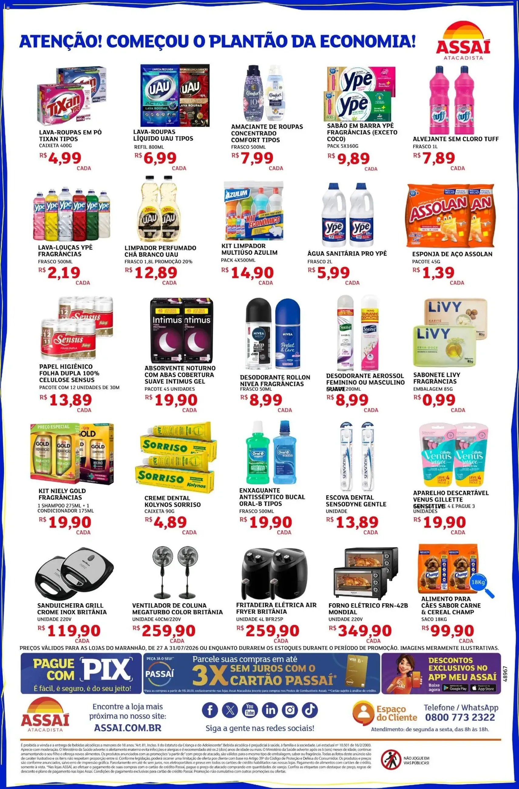 Assaí Atacadista ofertas - folheto válido a partir de 27/07/2026 página 4 de 4