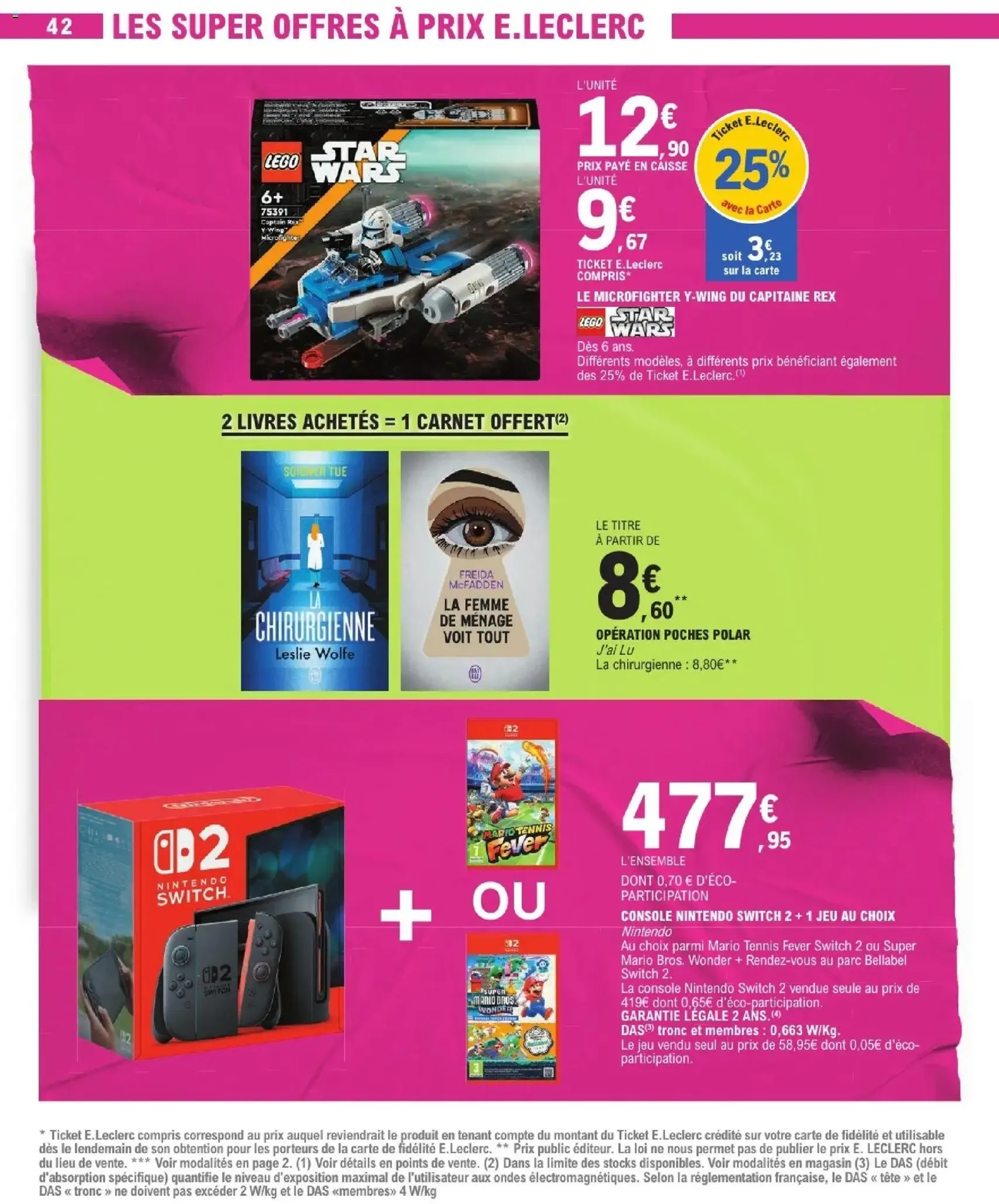 E.Leclerc catalogue de la semaine 15 - brochure valable à partir du 07/04/2026, page 42 sur 44