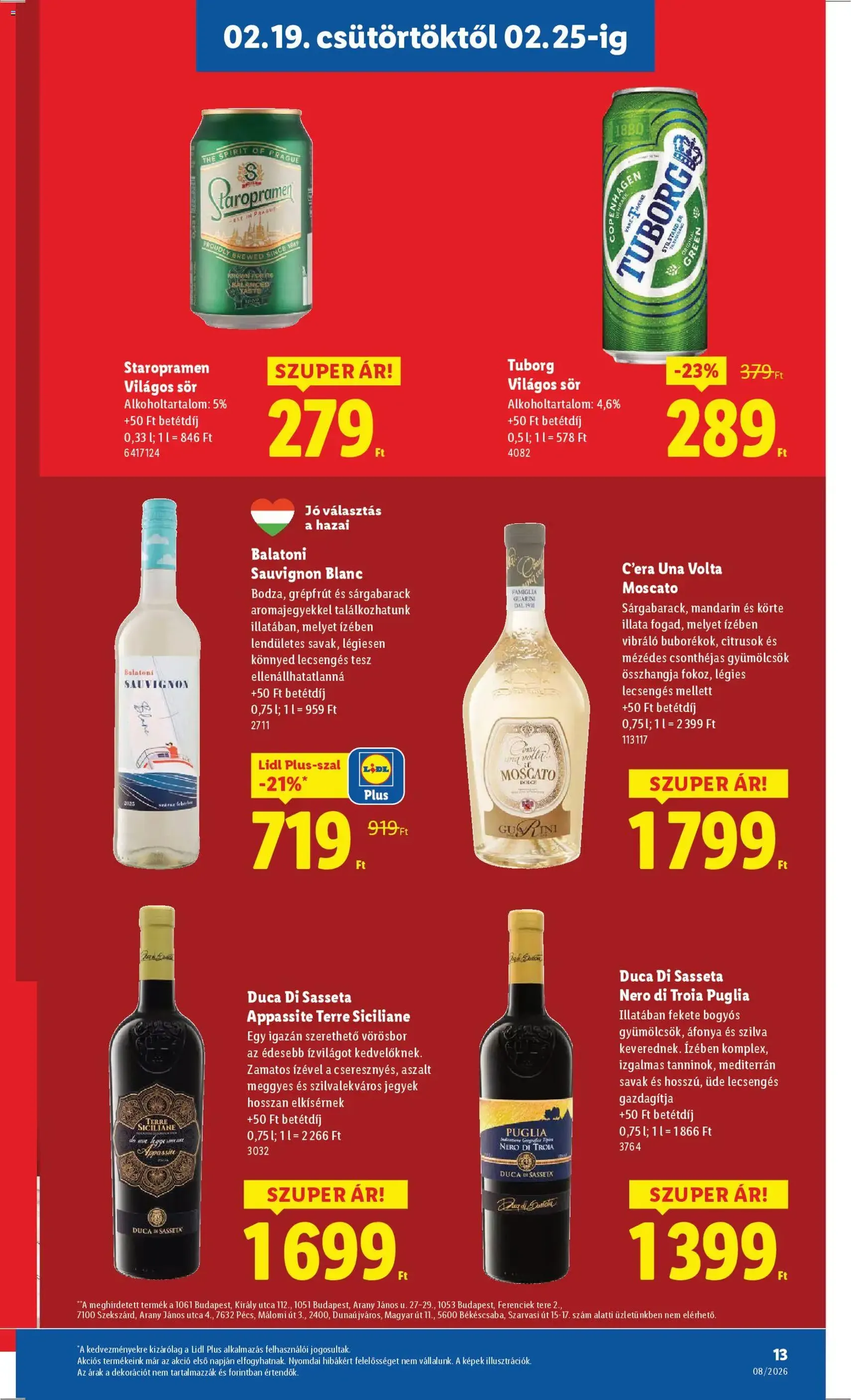 Lidl Akciós újság - 2026.02.19. érvényes szórólap 13 oldal 58 oldalból