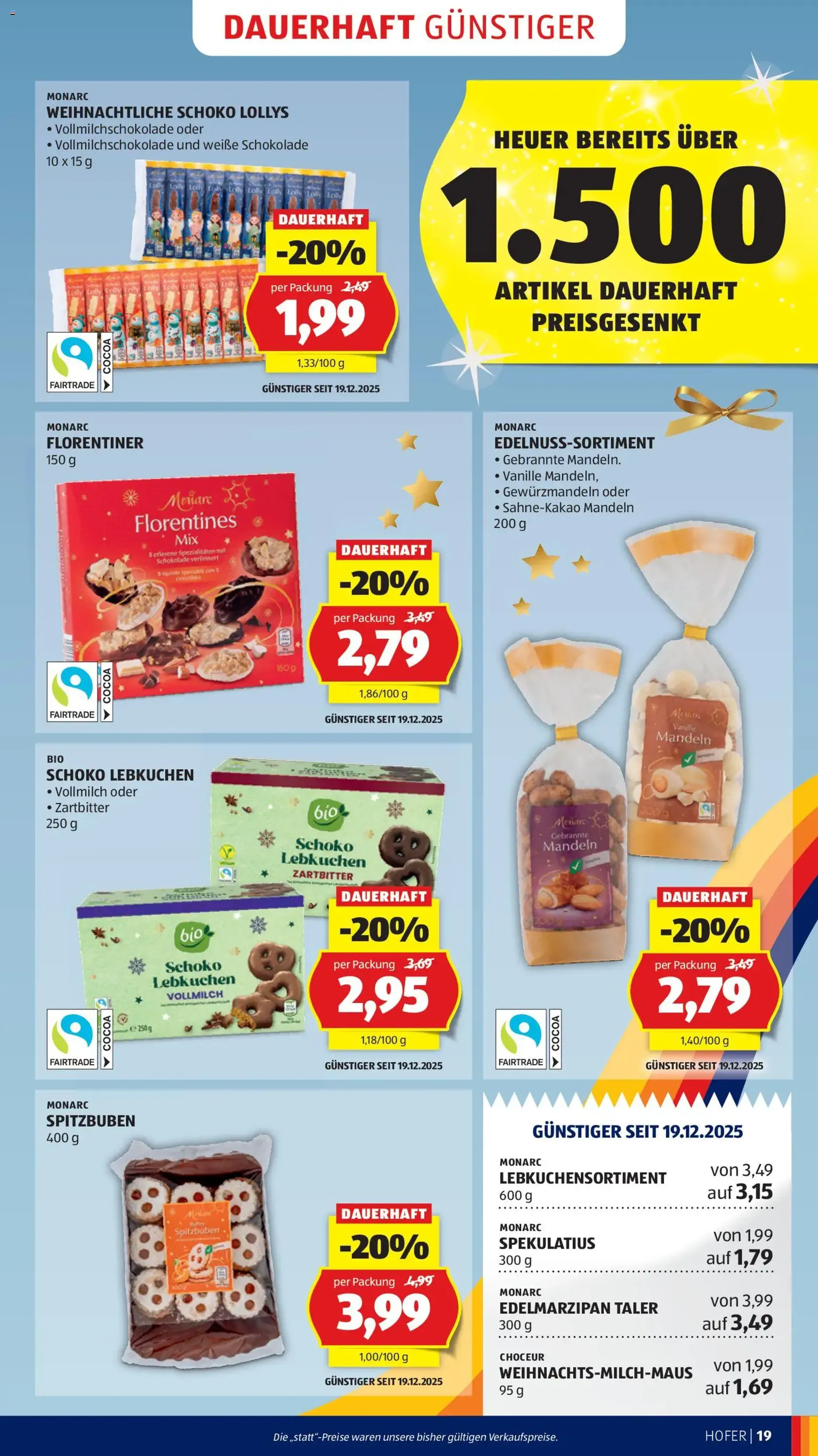 Hofer Flugblatt - Gültiger Prospekt ab 19.12.2025, Seite 25 von insgesamt 41