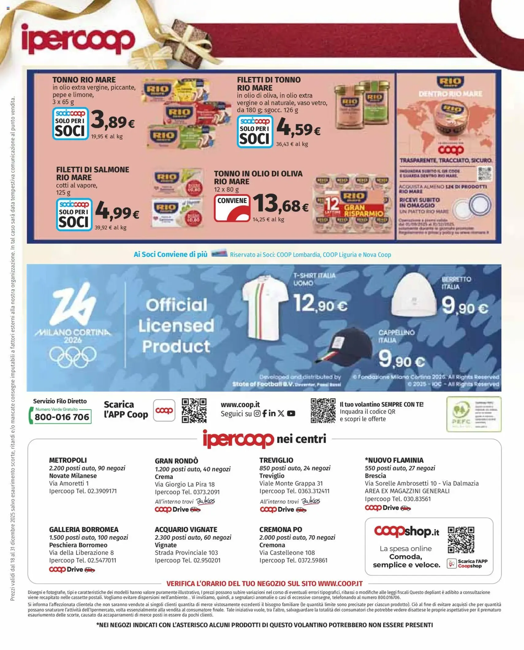 Volantino Ipercoop - volantino valido dal 18/12/2025 pagina 28 di 28