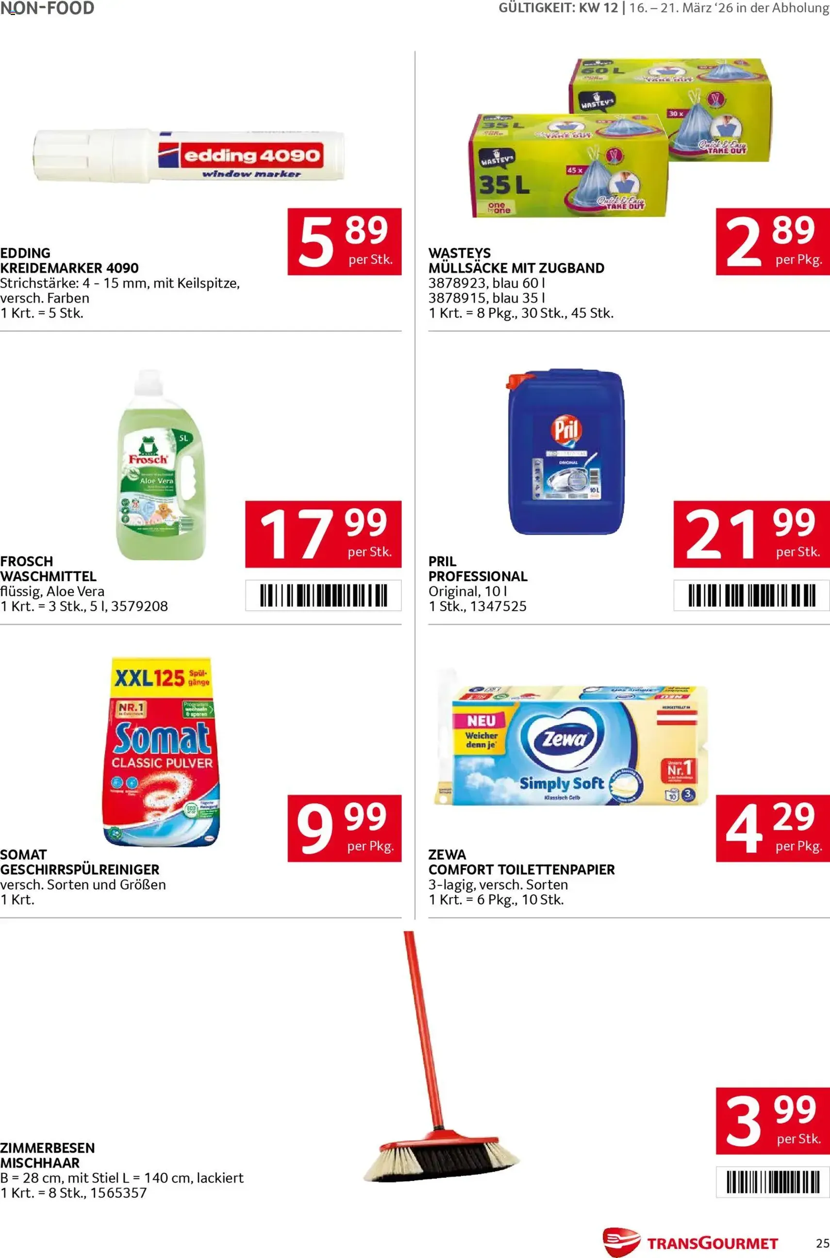 Transgourmet Flugblatt - Gültiger Prospekt ab 16.03.2026, Seite 25 von insgesamt 36