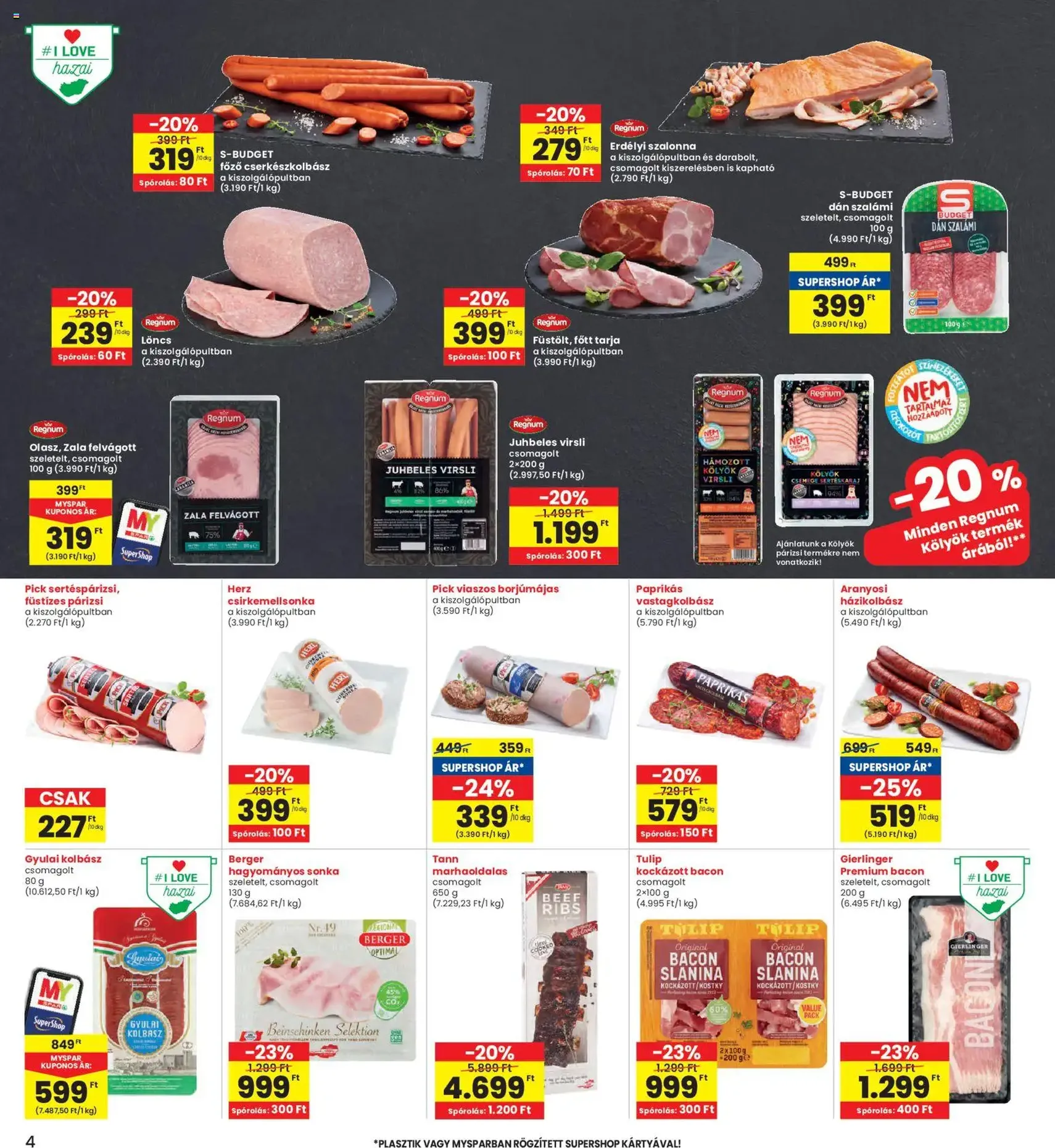 Interspar Akciós újság - 2025.10.30. érvényes szórólap 4 oldal 19 oldalból Interspar Akciós újság - 2025.10.30. érvényes szórólap 4 oldal 19 oldalból