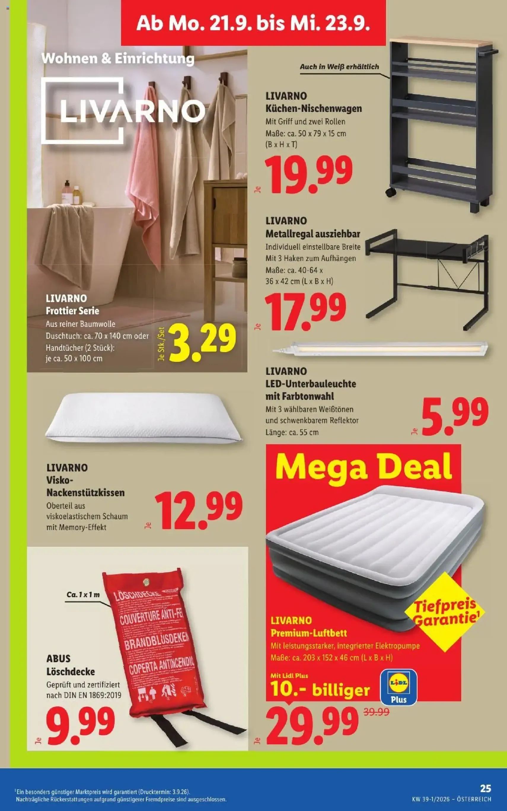 Lidl - Flugblatt - Gültiger Prospekt ab 17.09.2026, Seite 30 von insgesamt 54