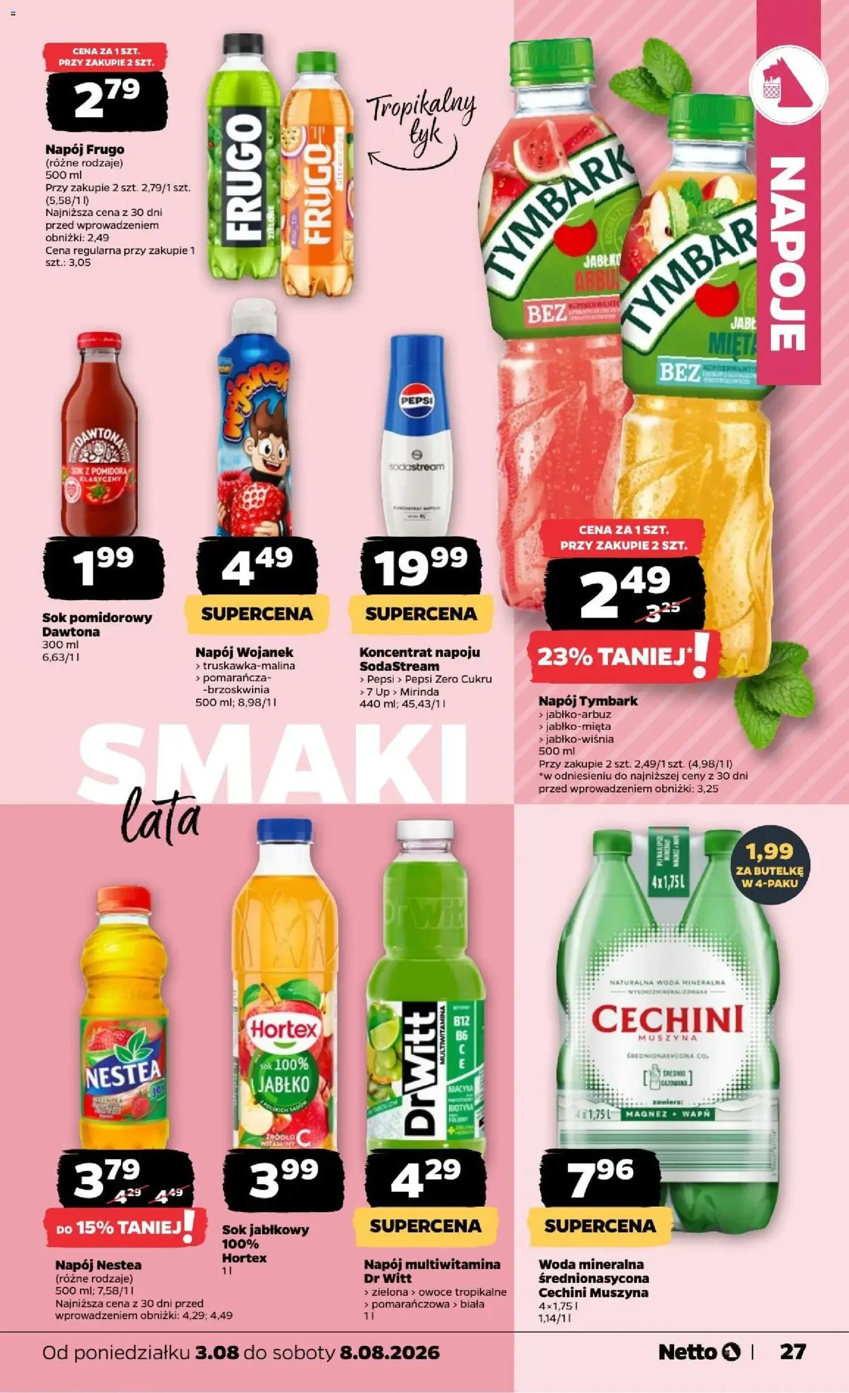 Netto gazetka od poniedziałku - ważny gazetka od 03.08.2026 strona 27 z 37