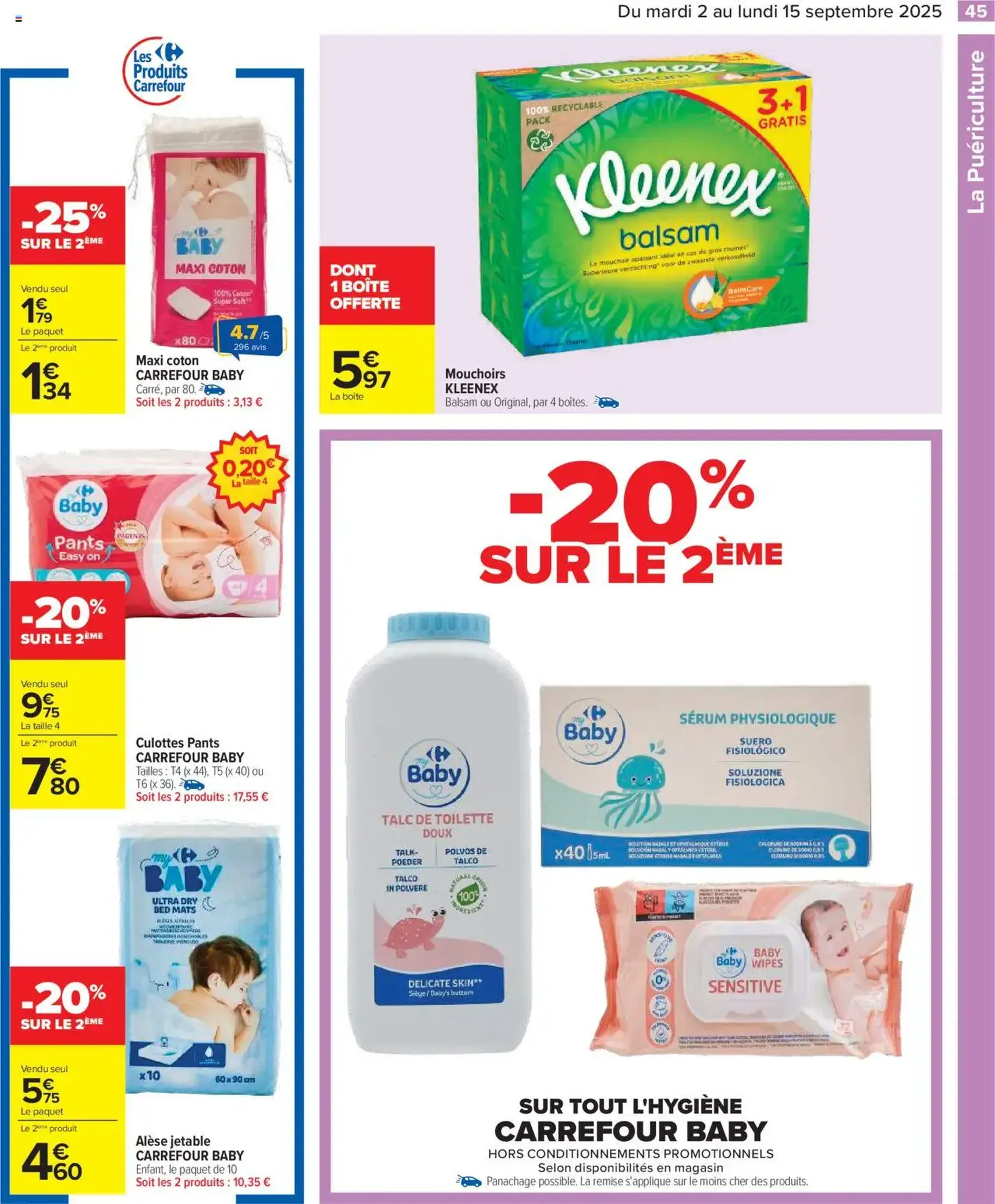 Carrefour catalogue semaine 36 - brochure valable à partir du 02/09/2025, page 47 sur 86 Carrefour catalogue semaine 36 - brochure valable à partir du 02/09/2025, page 47 sur 86