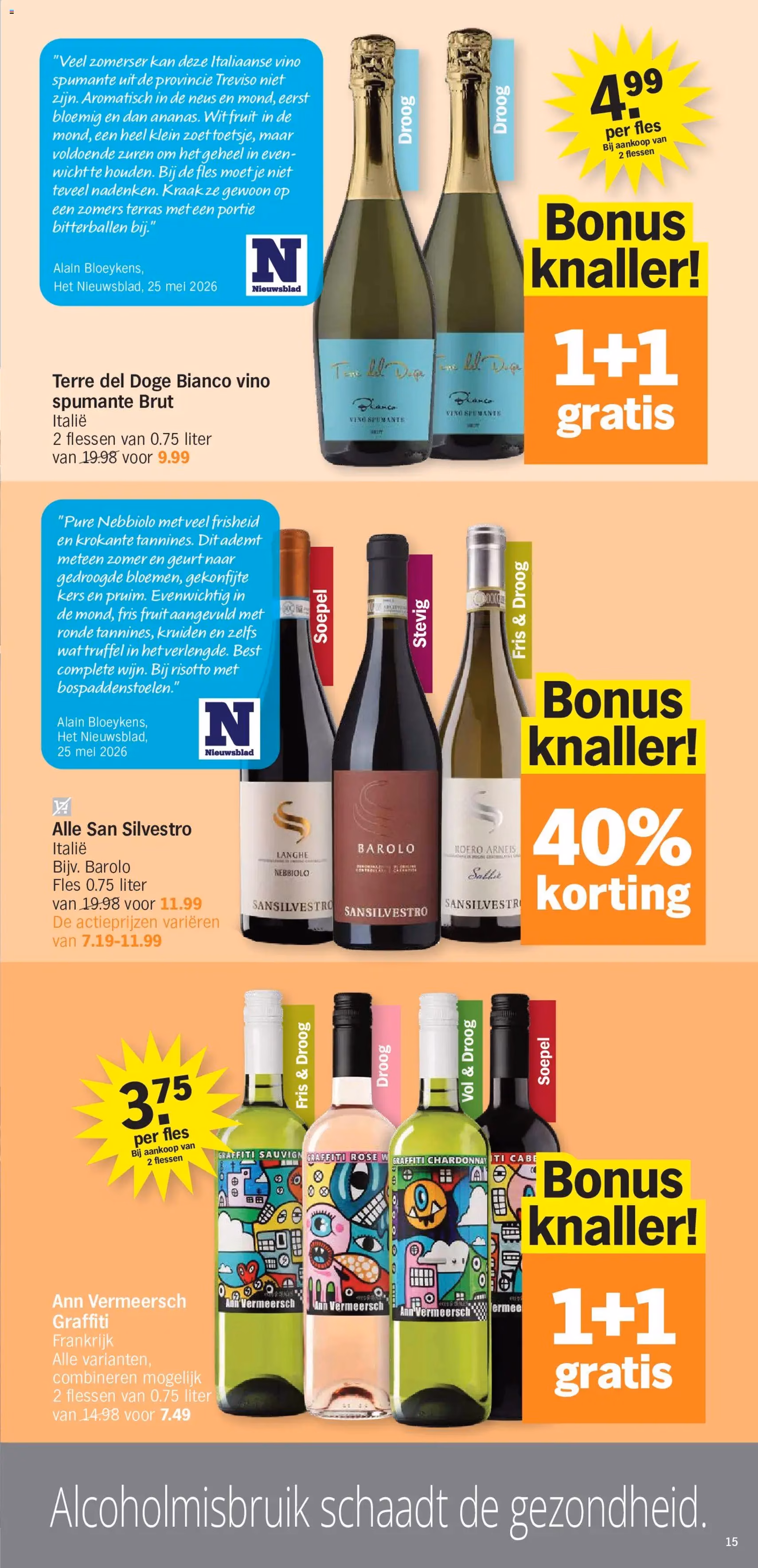 Albert Heijn Folder week / de la semaine 29 - geldige folder vanaf 13/07/2026 pagina 15 van 18