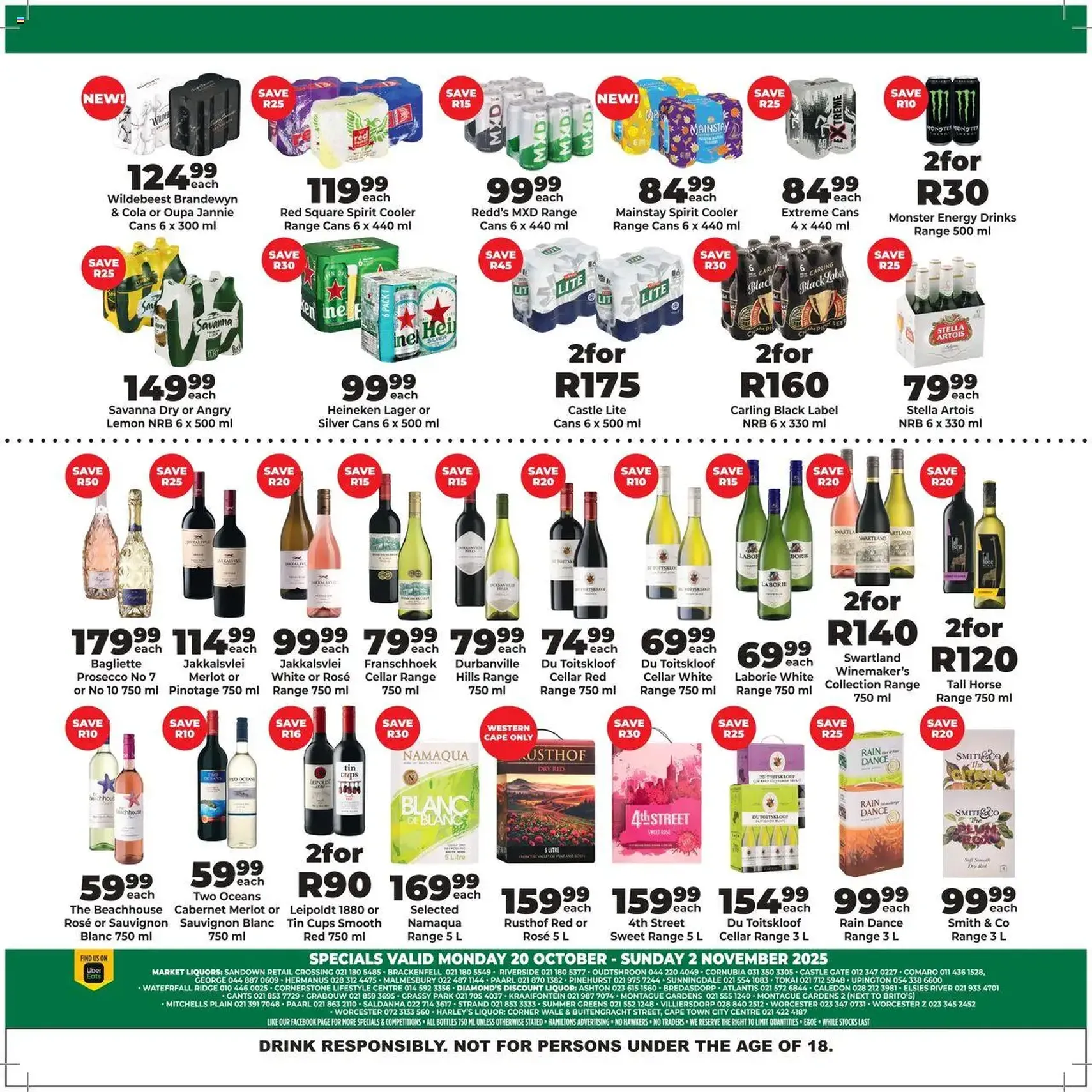 Diamond Discount Liquors Specials - valid flyer from 20/10/2025, page 2 of 2